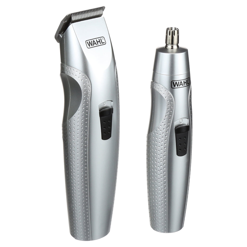 Mustache Men's Multi-Groomer, Battery Beard Trimmer, Silver,12pc - 5606-700