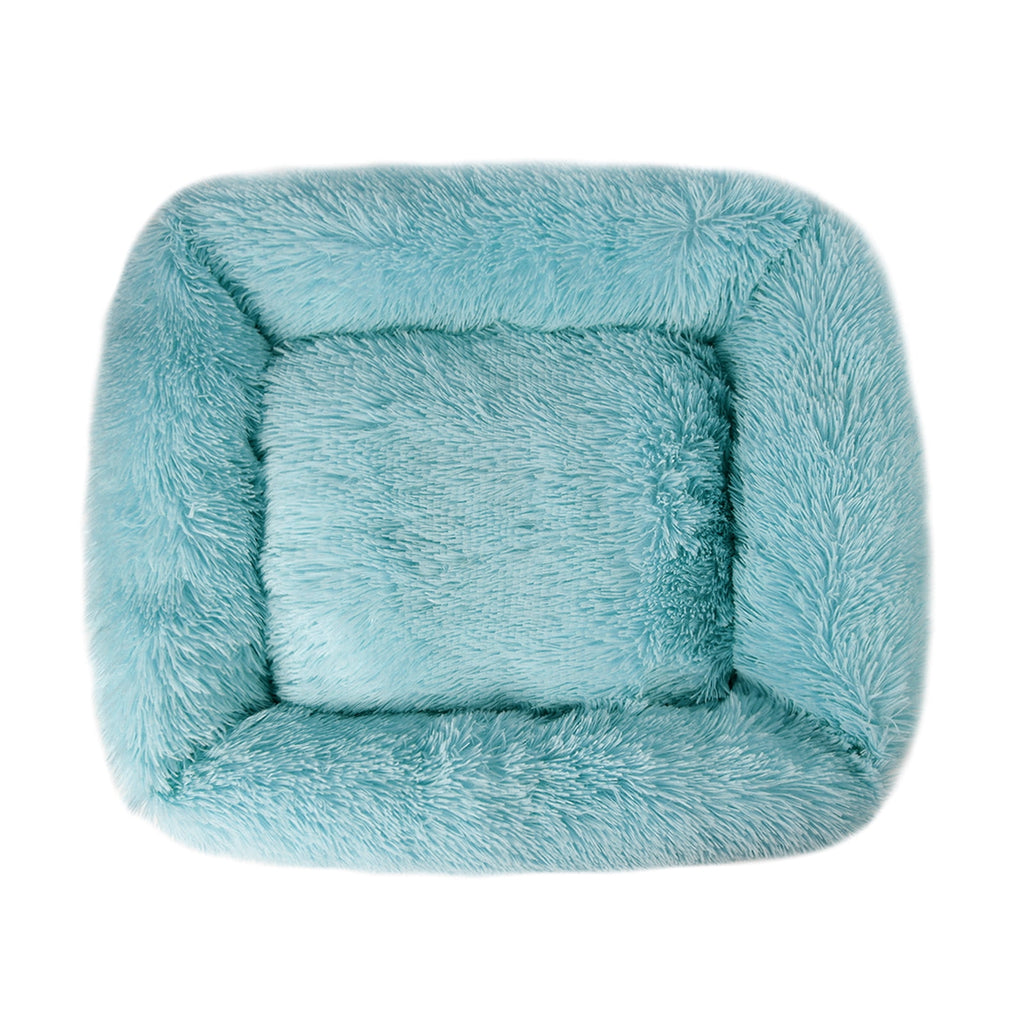 Rectangle Plush Pet Bed Bed for Dogs Cats Kennel Cuddler Crate Cushion Mat Washable