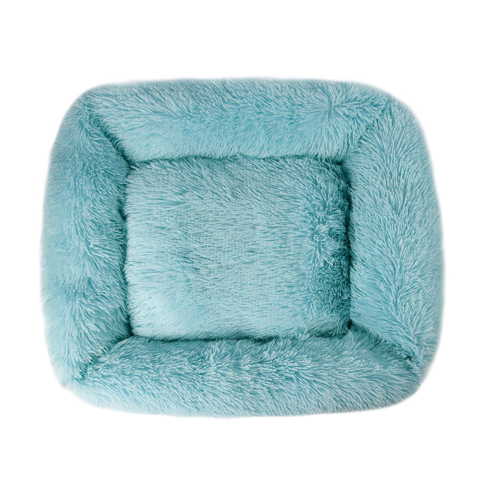 Rectangle Plush Pet Bed Bed for Dogs Cats Kennel Cuddler Crate Cushion Mat Washable
