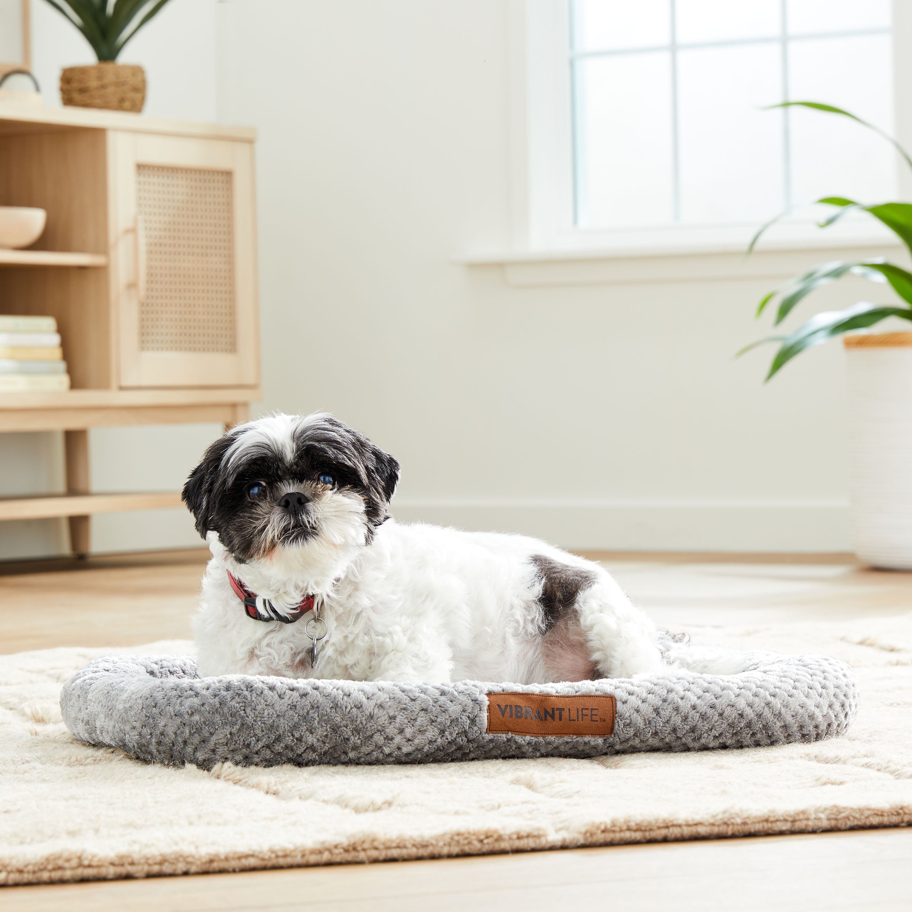 Luxe Crate Mat Pet Bed, Gray, 24 Inches