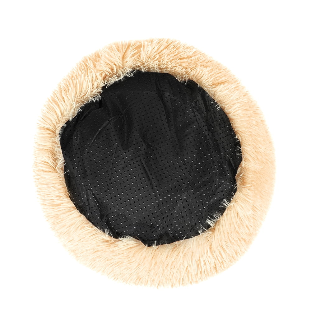 Round Plush Pet Bed for Dogs &amp; Cats, Dog Bed Sleeping Kennel Nest