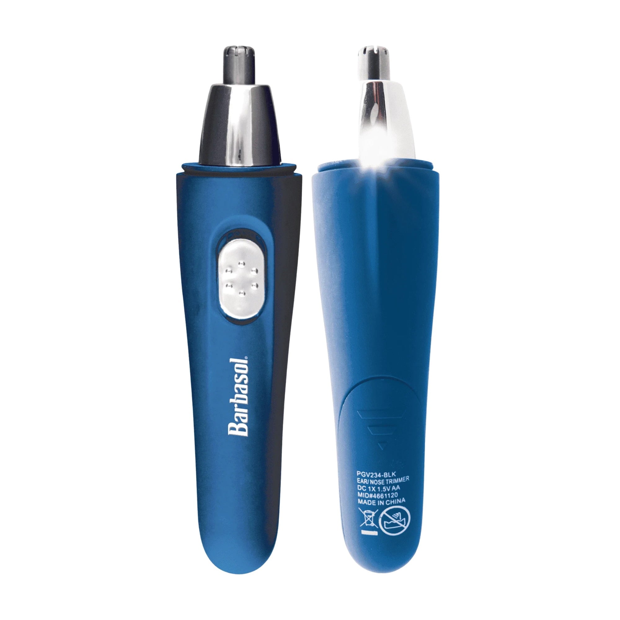 Nose Hair Trimmer for Men and Women, Electric Ear &amp; Nose Hair Trimmer with Built-In LED Light, Wet &amp; Dry Grooming, Grip