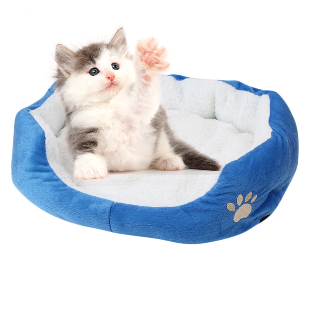 Pet Bed, Indoor Puppy Cushion Doghouse Fleece Pet Dog Cat Bed Indoor Pillow Cuddler for Small Dogs and Cats (19.68*15.75in)