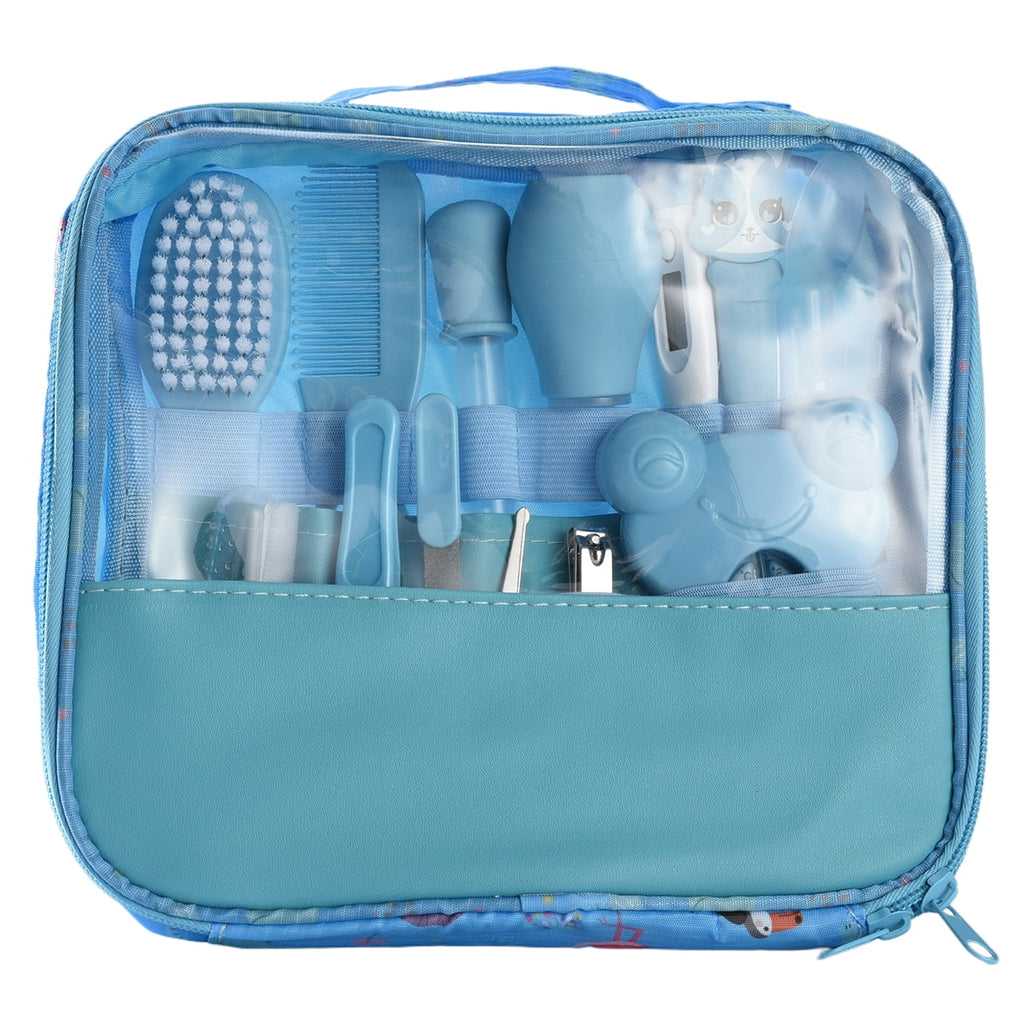 Baby Healthcare Kit, Byseng 23 in 1 Newborn Nursery Grooming Kit for Newborn Infant Toddlers Baby Boys Girls (0-3 Years+) - Blue