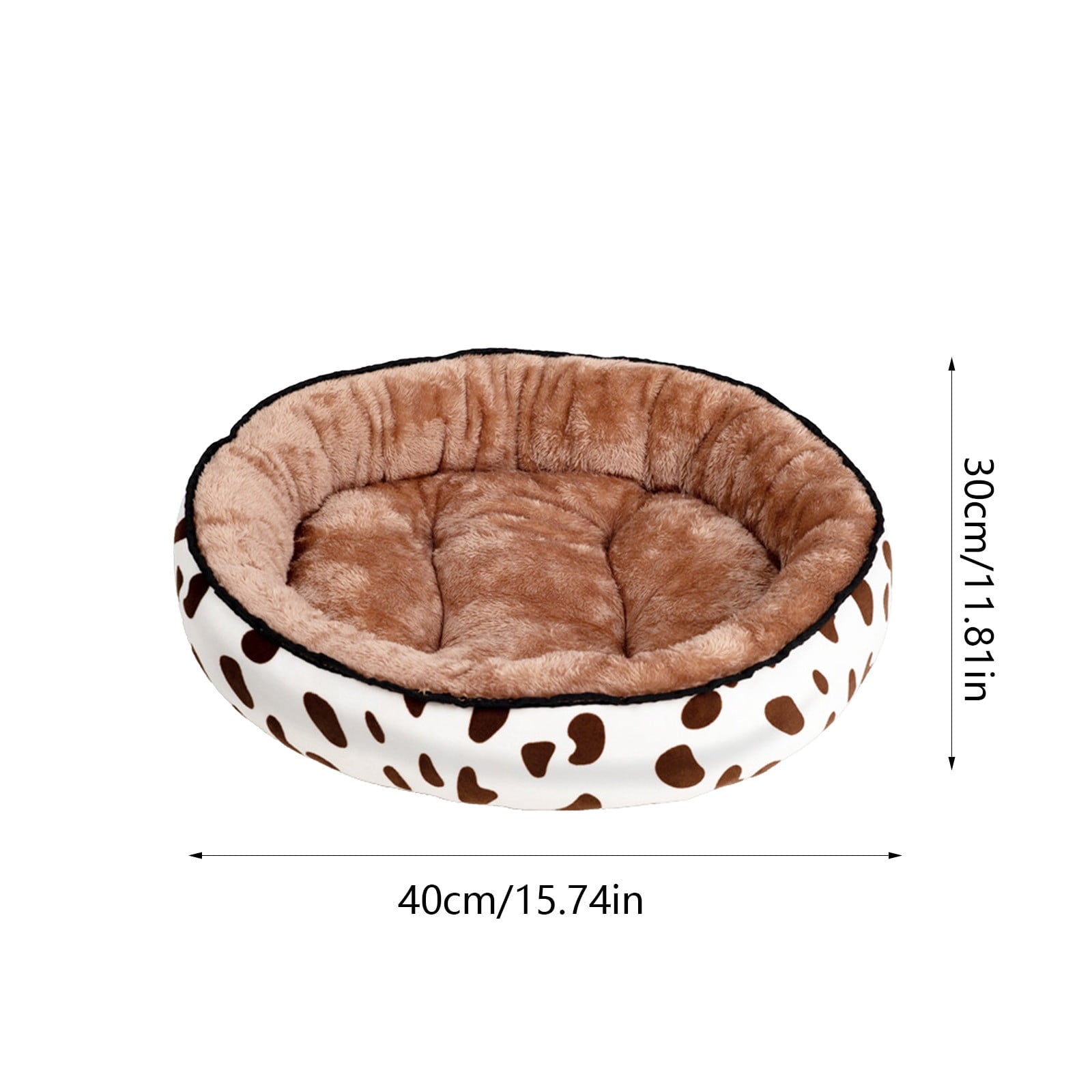 Washable Cat Bed &amp; Dog Bed, Semi-closed Bed for Small Medium Large Pets, Plush Cotton No Deformation Pet Bed on Clearance, Multipleon (11"x 11"x 10", Gray)