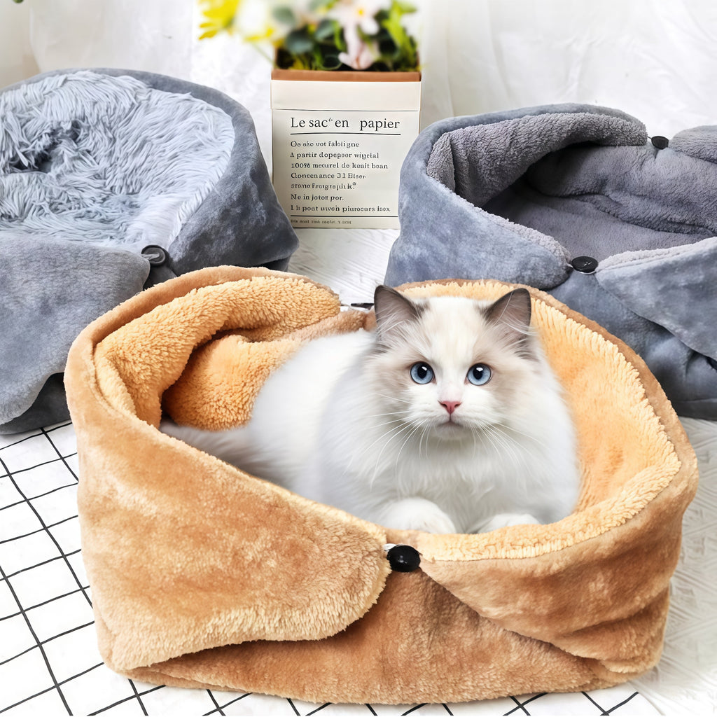 Cat Bed In Design - Winter Car Dog Bed For Pets