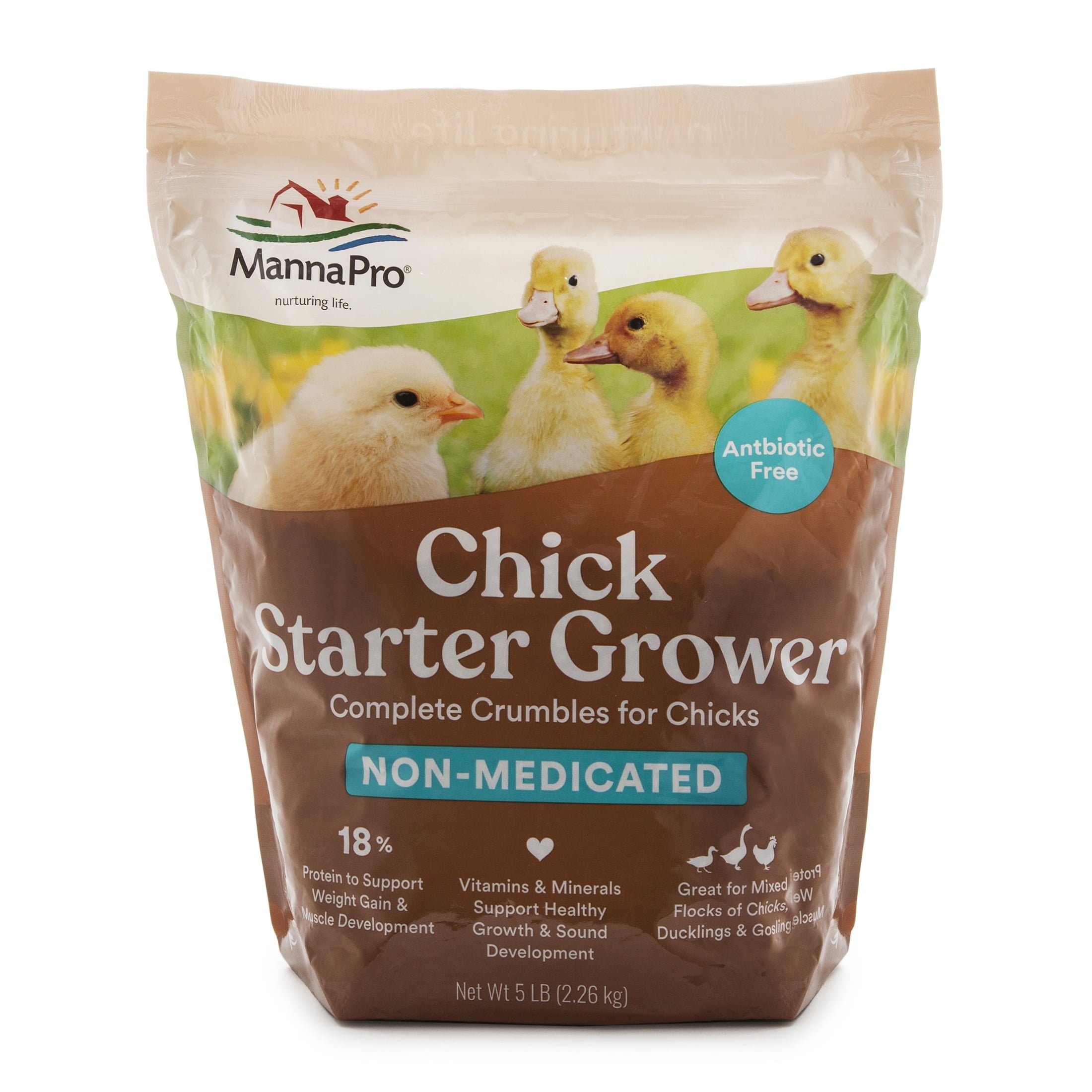 Chick Starter Non-Medicated Poultry Feed - 1 Bag - 5 lb.