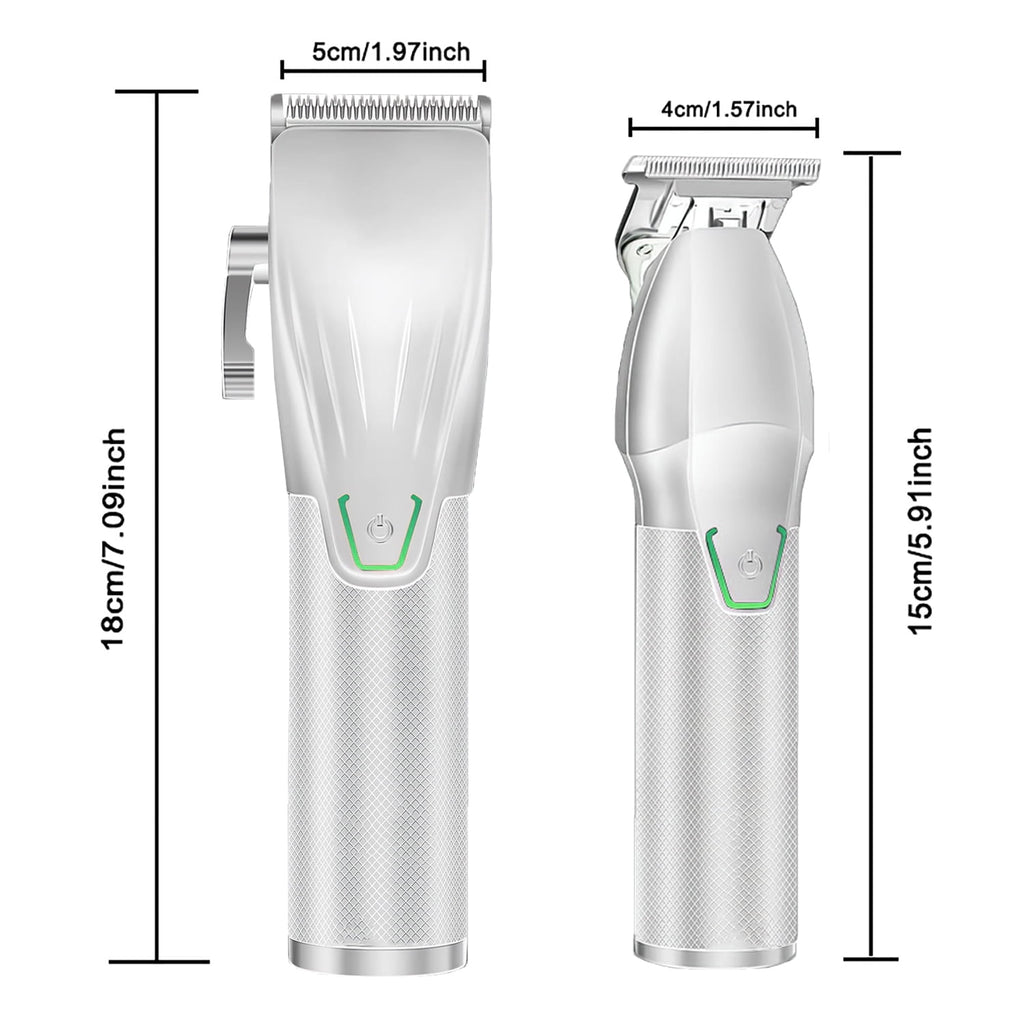 Barber Clippers and Trimmer Set for Haircut Electric Grooming, Gifts for Men