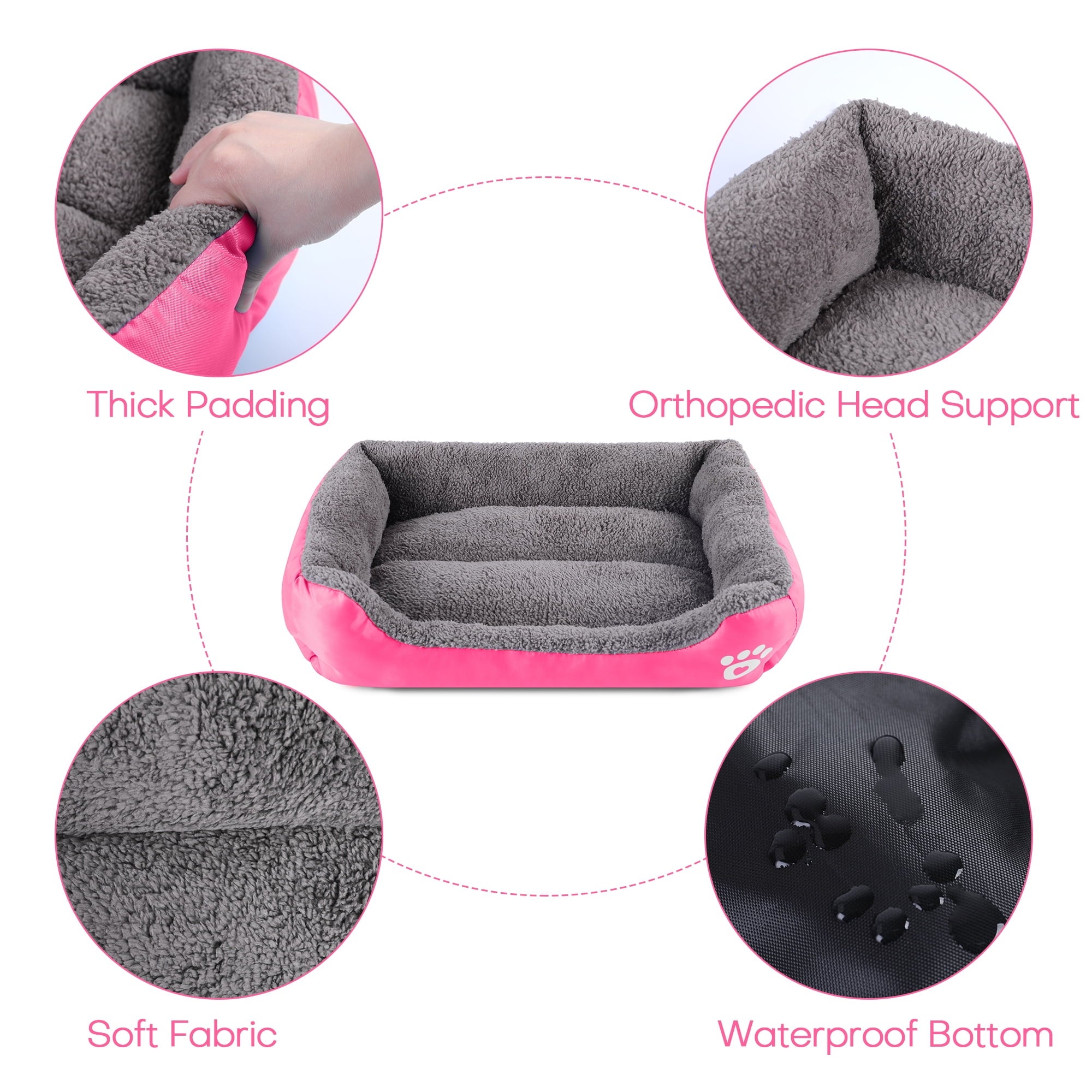 Pet Dog Bed Cat Puppy Cushion Kennel Mat Dog Sofa Beds for Small Dogs