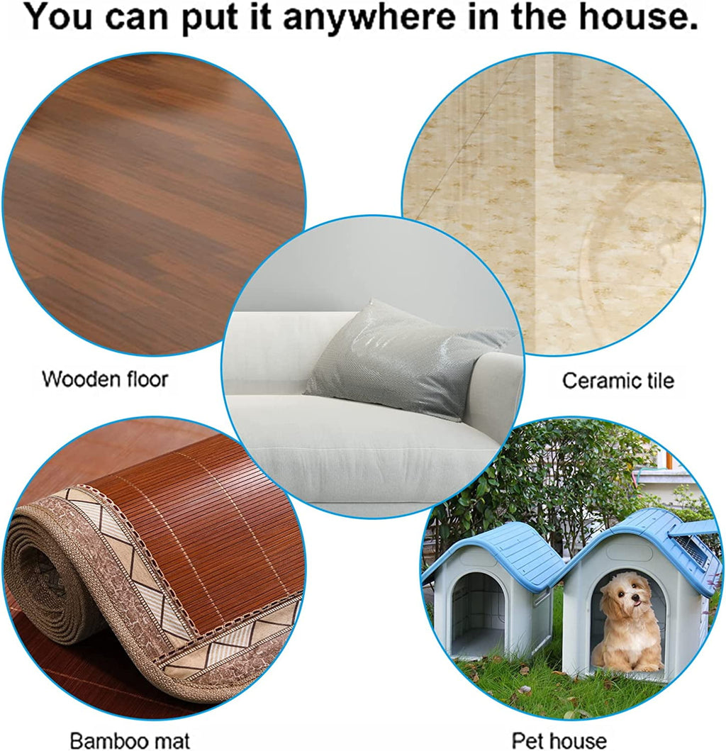 Dog Bed &amp; Cat Bed, Puppy Bed Warming Round Pet Bed, Donut Bed
