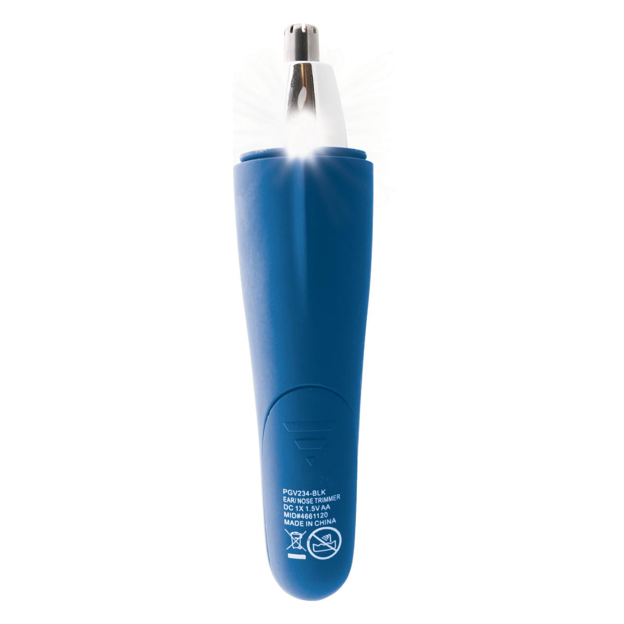 Nose Hair Trimmer for Men and Women, Electric Ear &amp; Nose Hair Trimmer with Built-In LED Light, Wet &amp; Dry Grooming, Grip