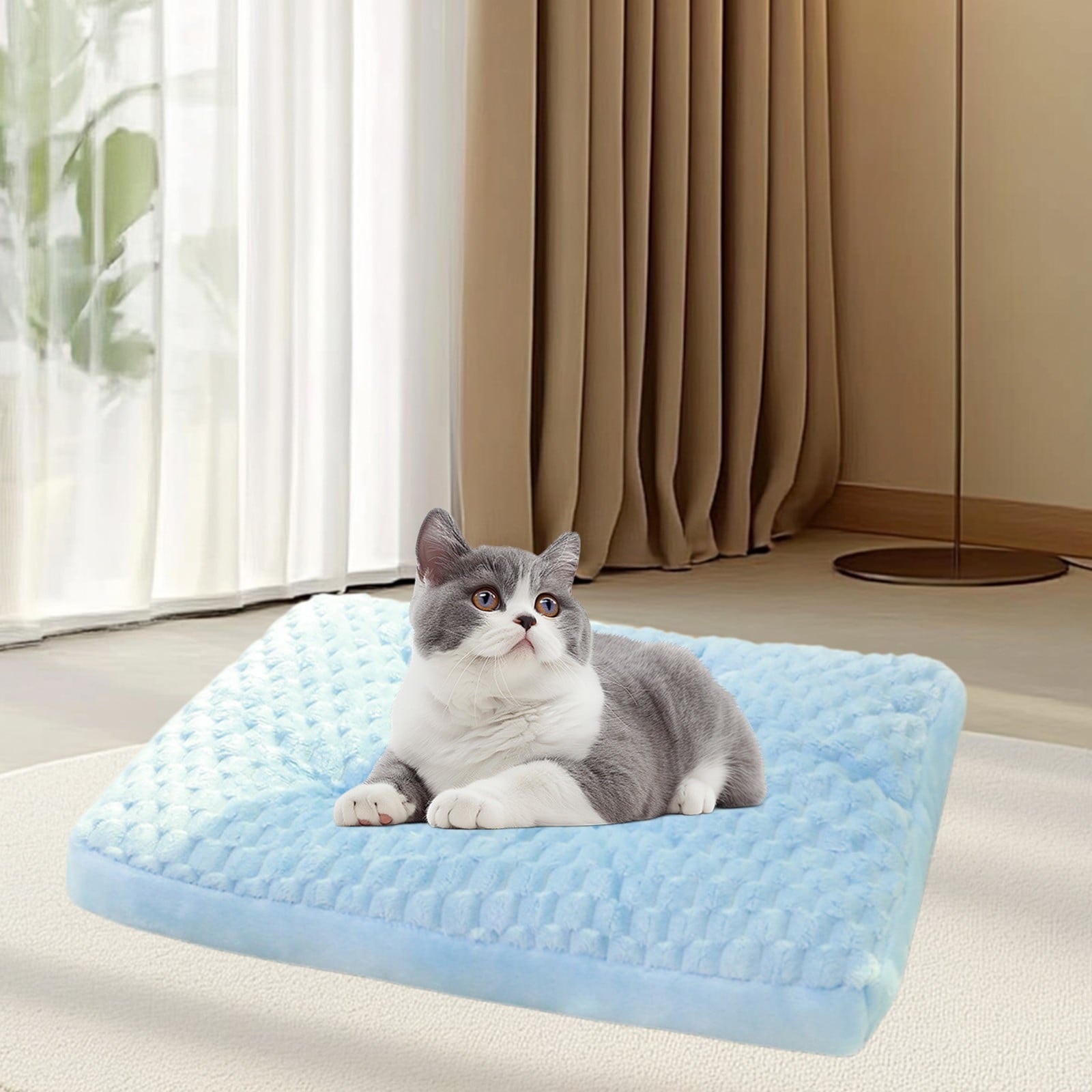 Pet Mat – Thickened Dark Sleep Bed for Small Dogs &amp; Cats