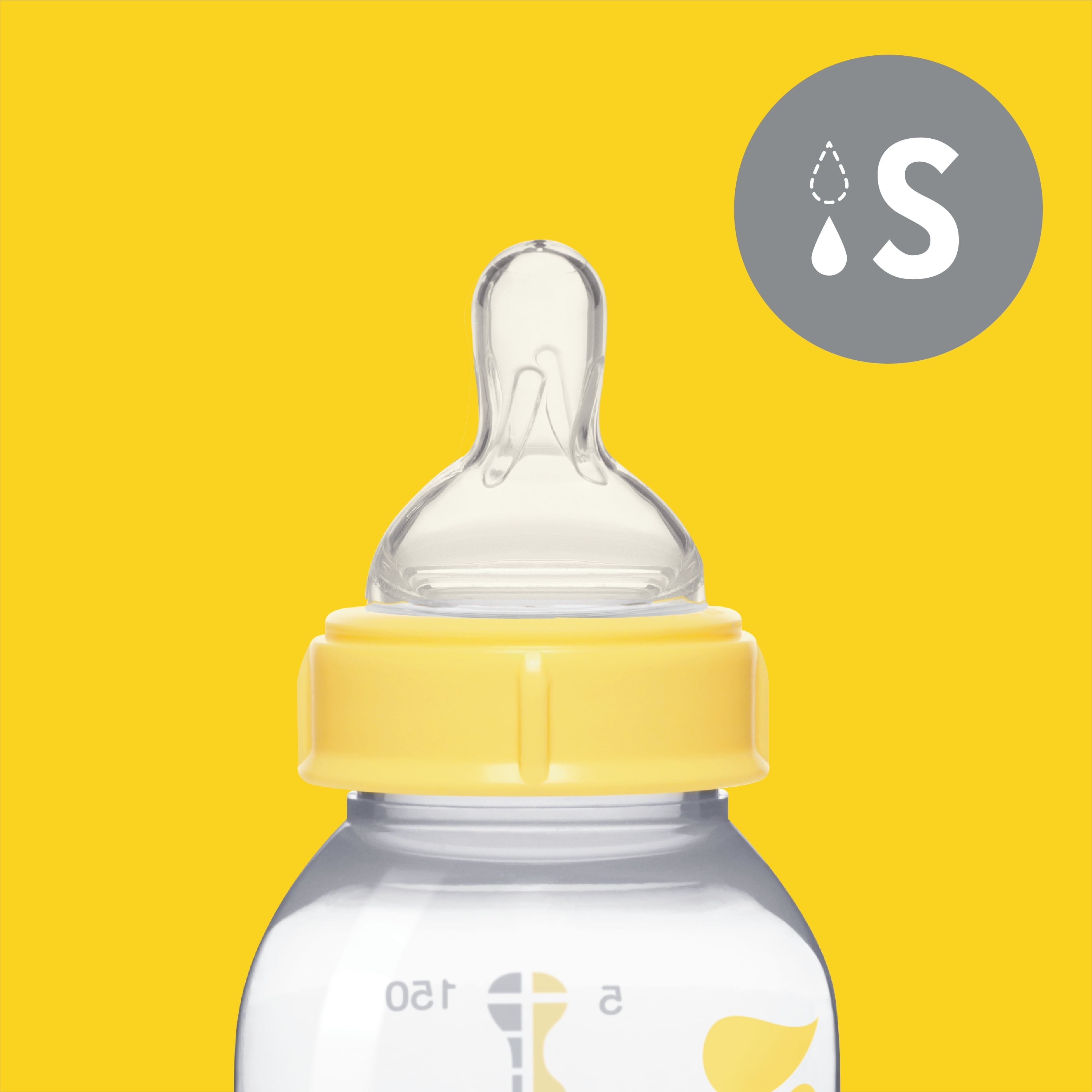 Slow Flow Feeding &amp; Storage Bottle Set, 5oz, 3-Pack