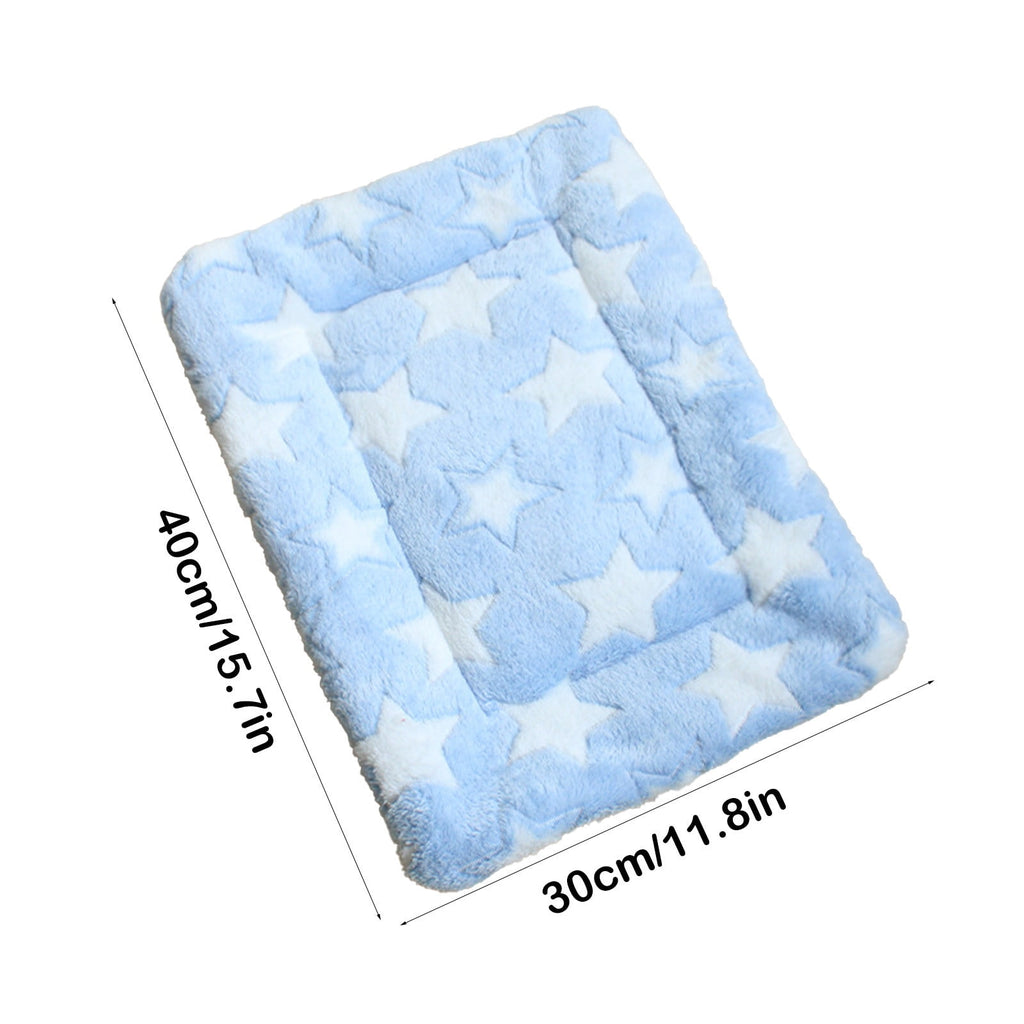 Cats Bed Cats Cushion Winter Thick Mattress Pet Sleeping Pad Indoor Cats Bed Comfy Pet Bed Suitable for Small Cats and Dogs 16.2x9.8in