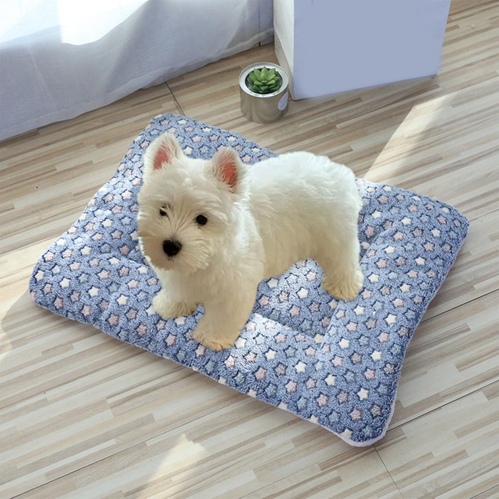 Thick Plush Pet Bed For Dogs Cats Super Sleeping Mat Non Slip Pad Pet Furniture