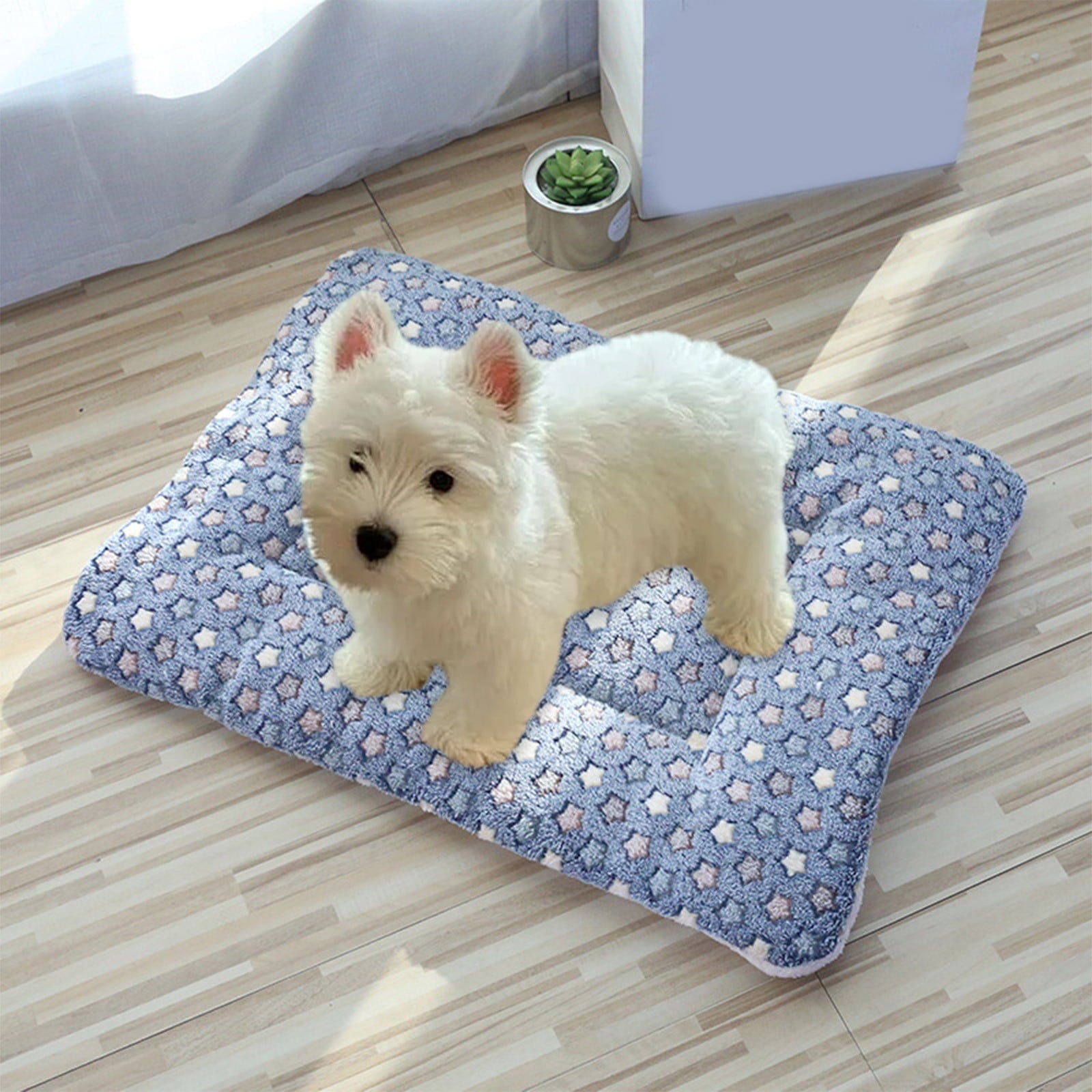 Thick Plush Pet Bed For Dogs Cats Super Sleeping Mat Non Slip Pad Pet Furniture