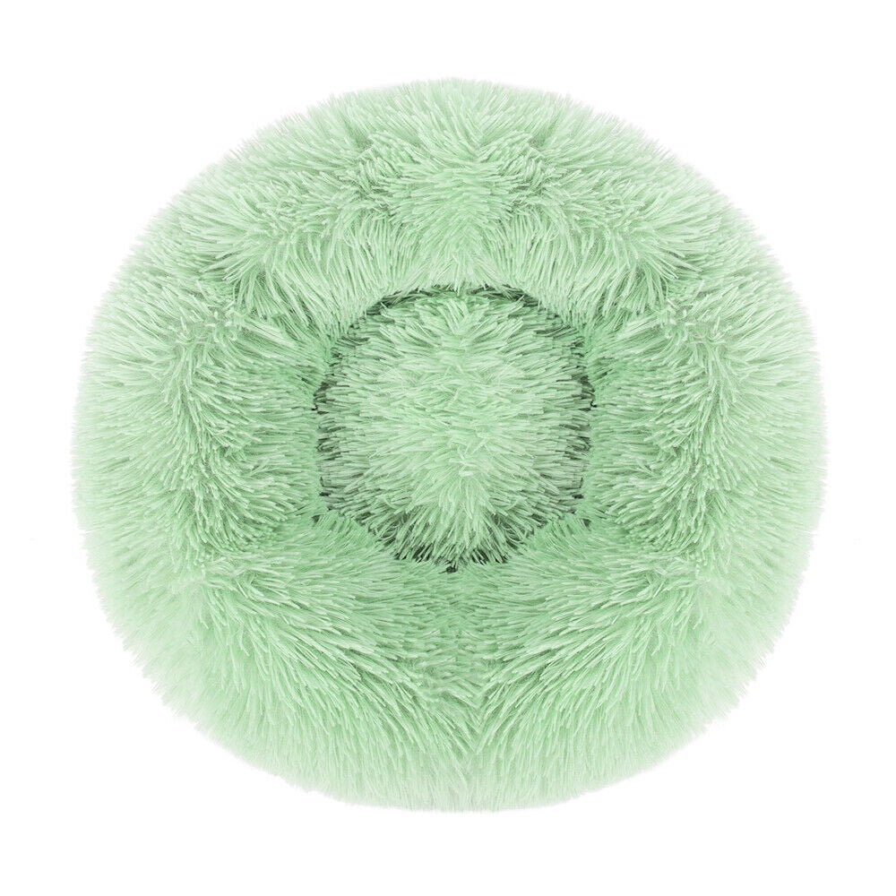Round Plush Pet Bed for Dogs &amp; Cats, Dog Bed Sleeping Kennel Nest