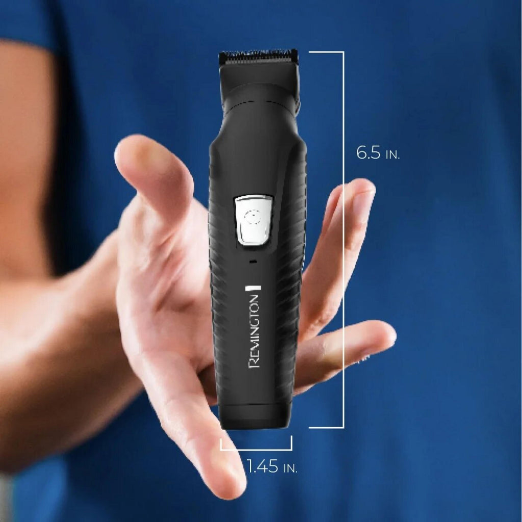 Graphite All-in-One Grooming Kit, Men's Head &amp; Body Trimmer Kit with Combs, Black