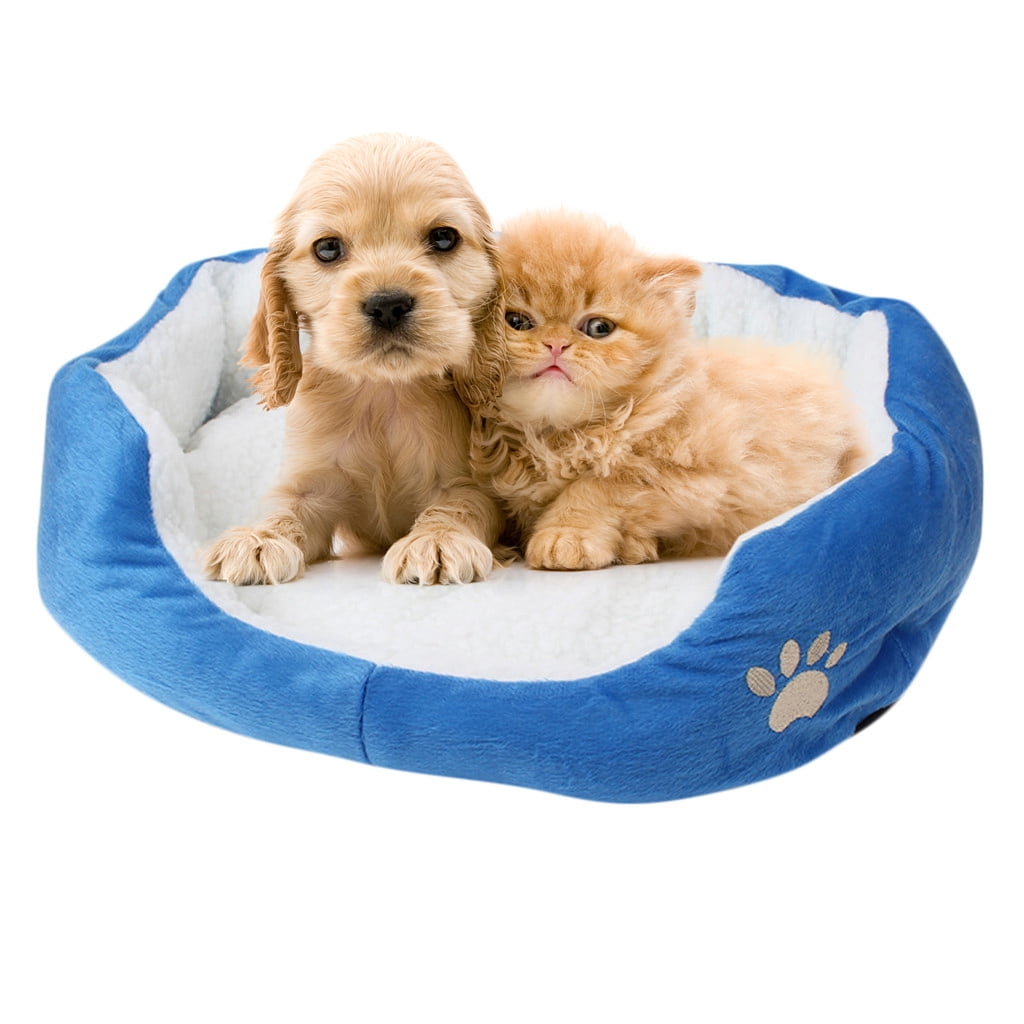 Pet Bed, Indoor Puppy Cushion Doghouse Fleece Pet Dog Cat Bed Indoor Pillow Cuddler for Small Dogs and Cats (19.68*15.75in)