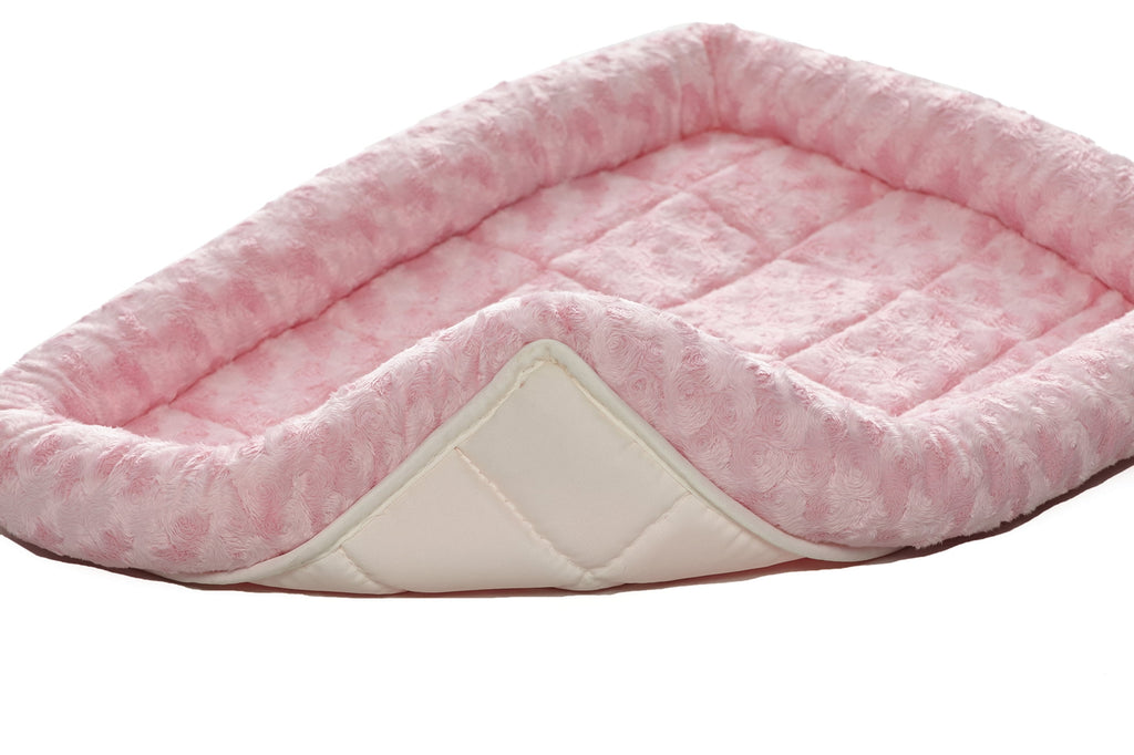 QuietTime Pet Bed &amp; Dog Crate Mat, Pink, 24"
