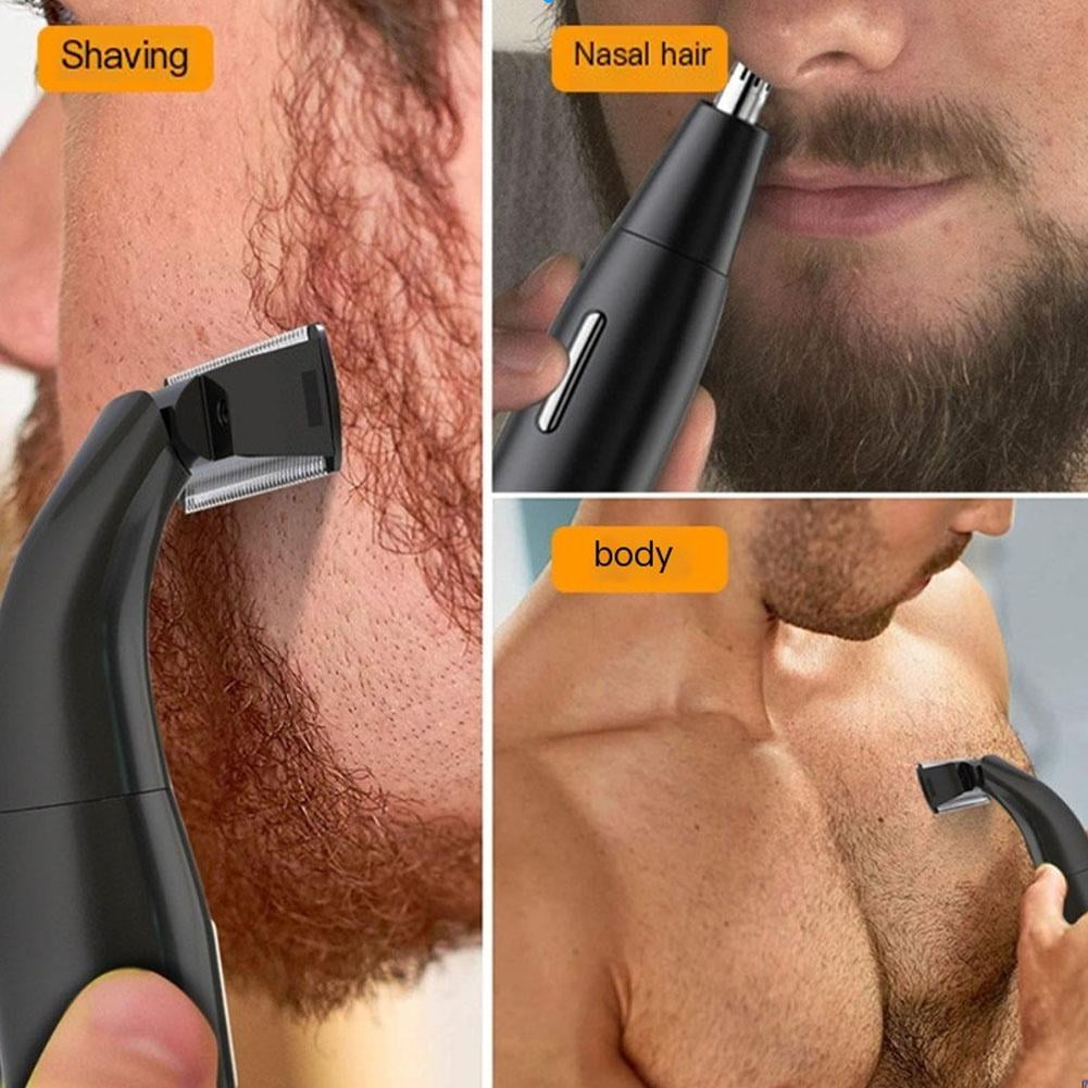 Micro Groomsman Men's Lithium Battery Powered Pen Trimmer, Black/Blue 5640-4701
