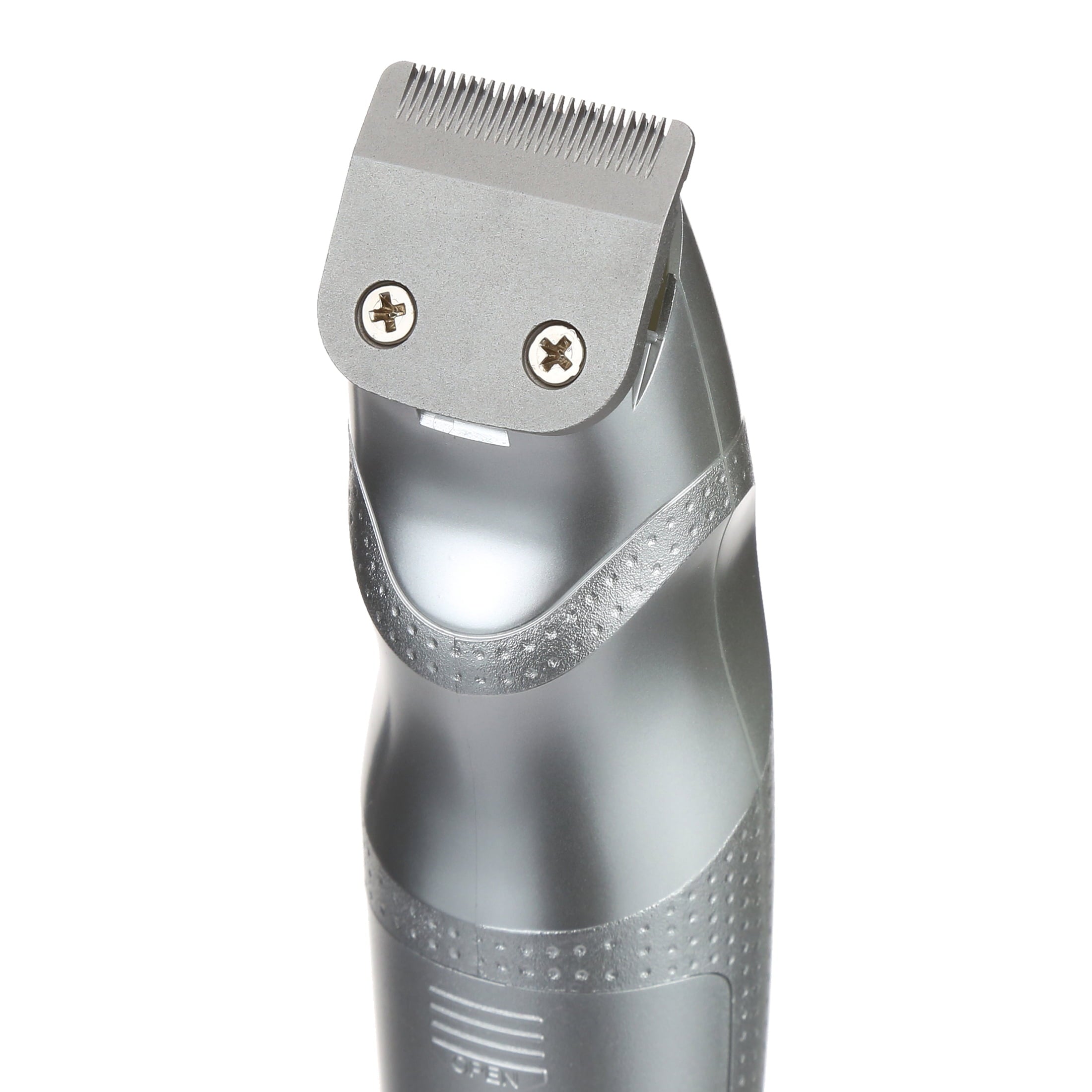 Mustache Men's Multi-Groomer, Battery Beard Trimmer, Silver,12pc - 5606-700