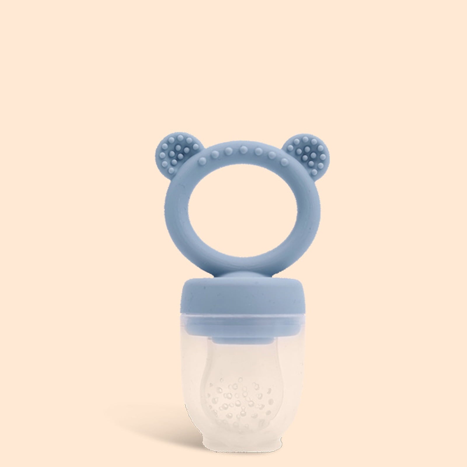 Silicone Baby Fruit Food Feeder Pacifier &amp; Breastmilk Popsicle Freezer Molds, Baby Food Storage Containers Breast Milk Ice Cubes for Baby Teething &amp; Infant Self Feeding, BPA Free (Green)