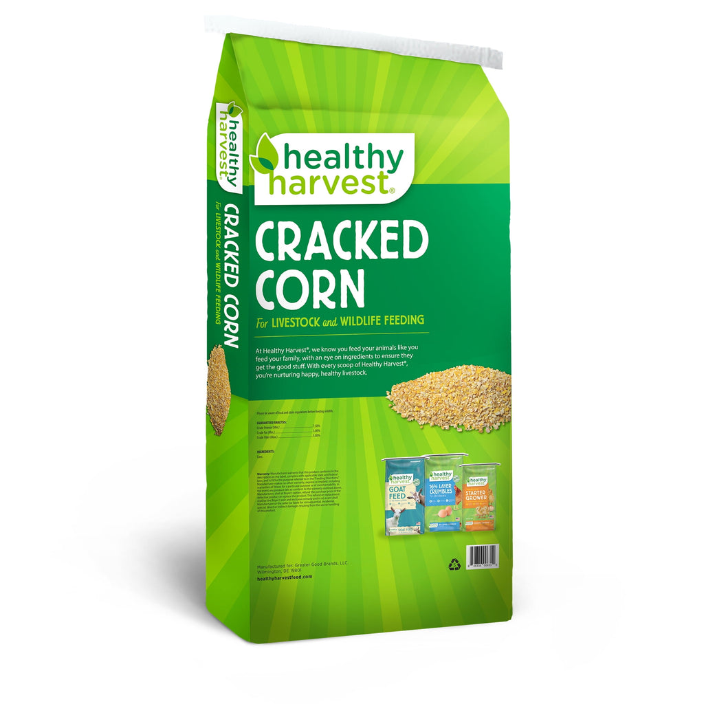 (2 pack) Cracked Corn for Poultry and Livestock, 40 lb Bag
