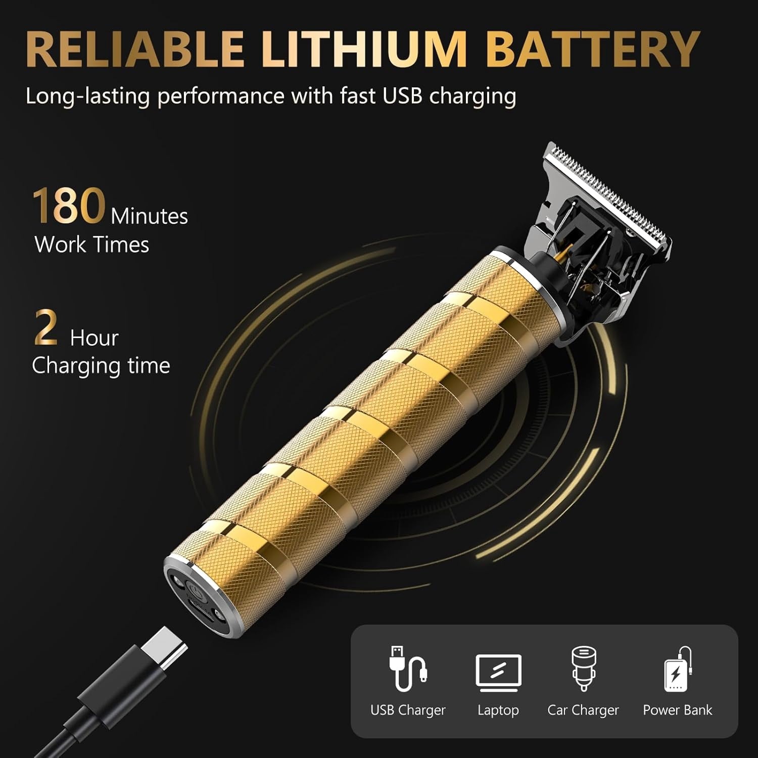 Hair Clippers for Men, Cordless Barber Clippers with LCD Display , Electric Men’s Hair Grooming kit for Barbers Haircut Kit Fade