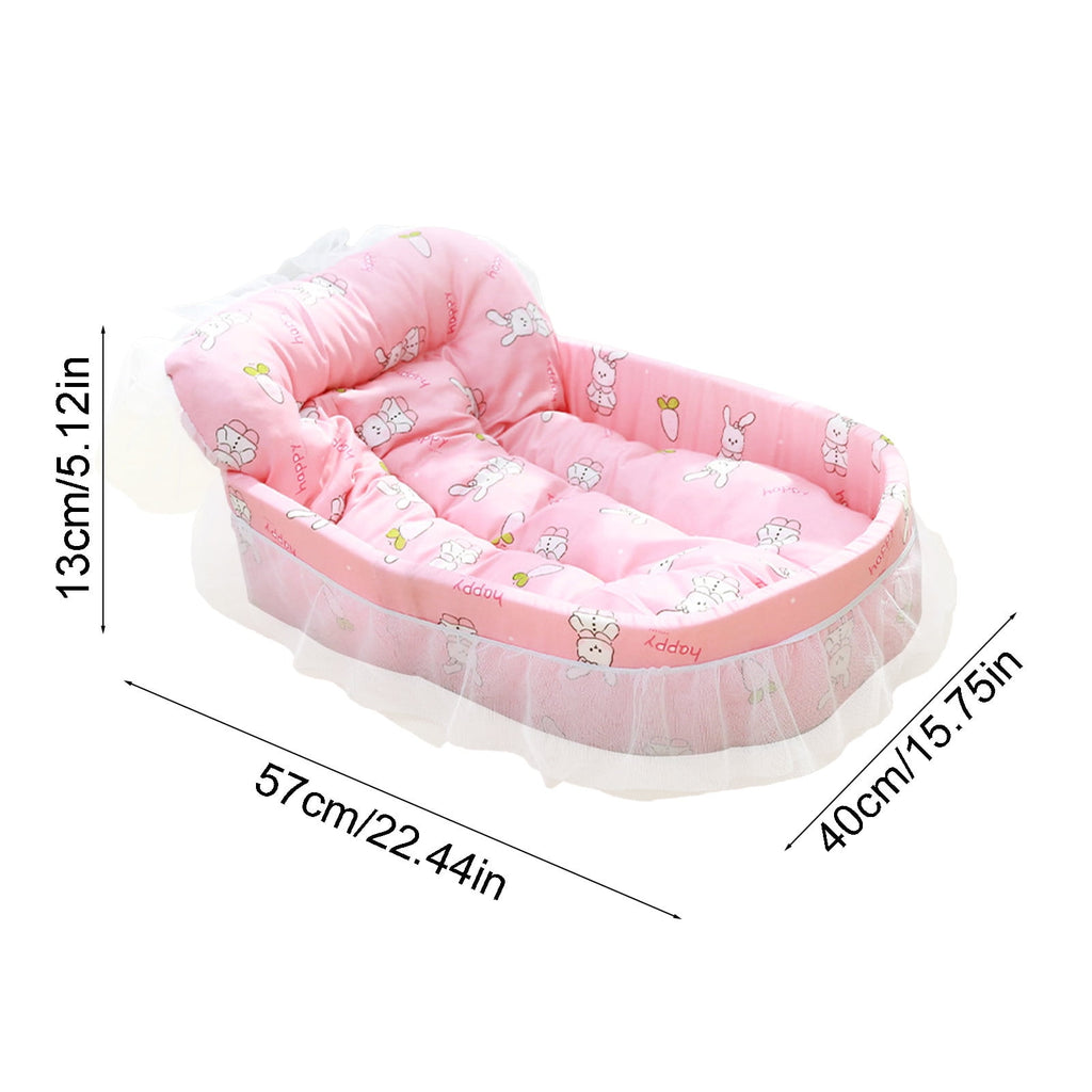 Clearance Dog Bed Medium Size Dogs, Cat Beds for Indoor Cats, Pet Bed for Puppy and Kitty, Washable, Extra , Anti-Slip Bottom