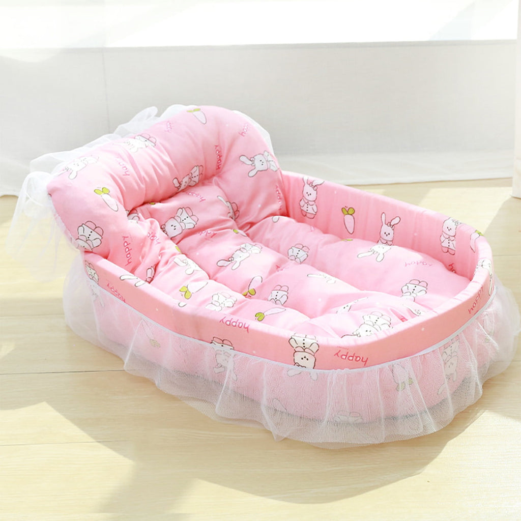 Clearance Dog Bed Medium Size Dogs, Cat Beds for Indoor Cats, Pet Bed for Puppy and Kitty, Washable, Extra , Anti-Slip Bottom