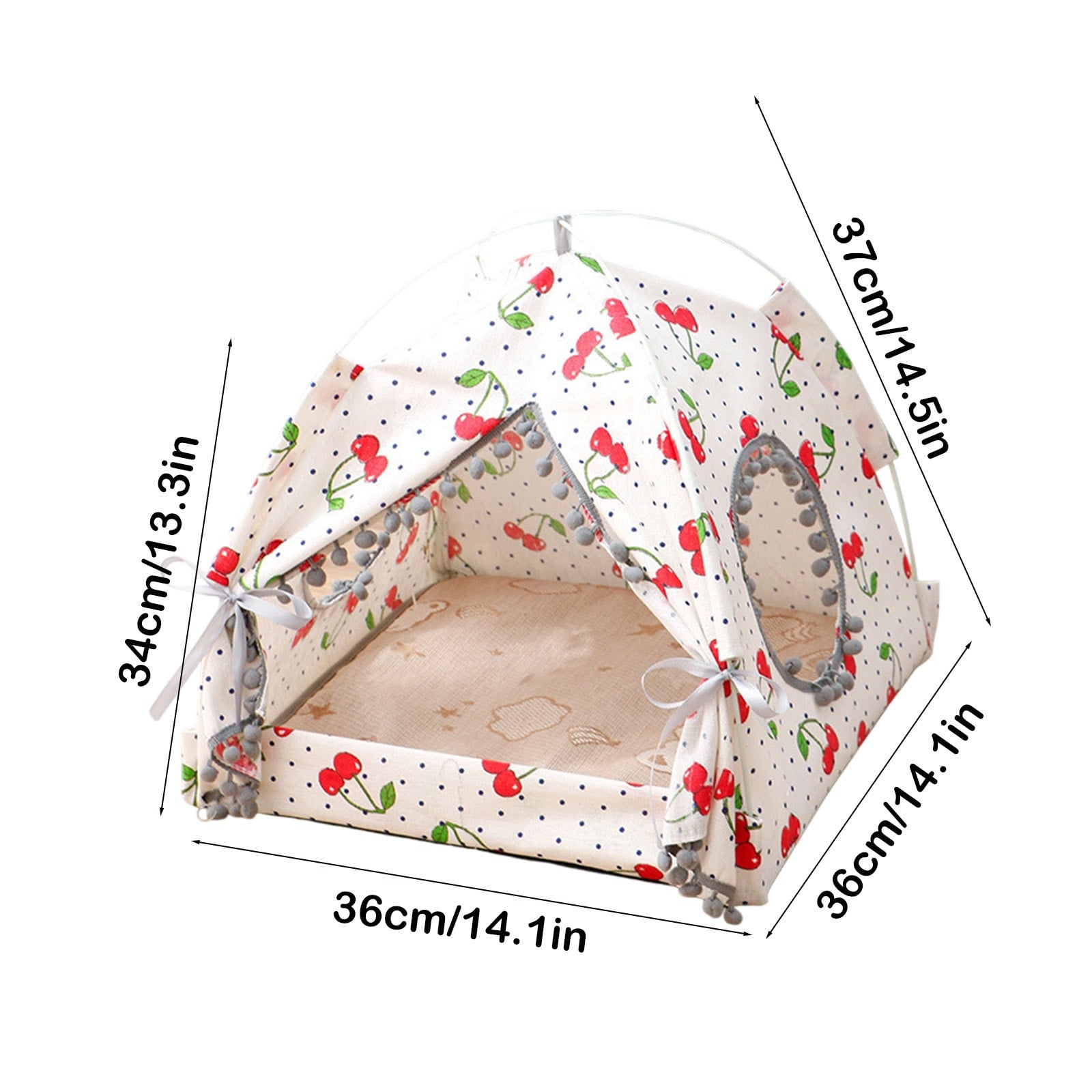 Clearance Dog Bed Medium Size Dogs, Cat Beds for Indoor Cats, Pet Bed for Puppy and Kitty, Washable, Extra , Anti-Slip Bottom