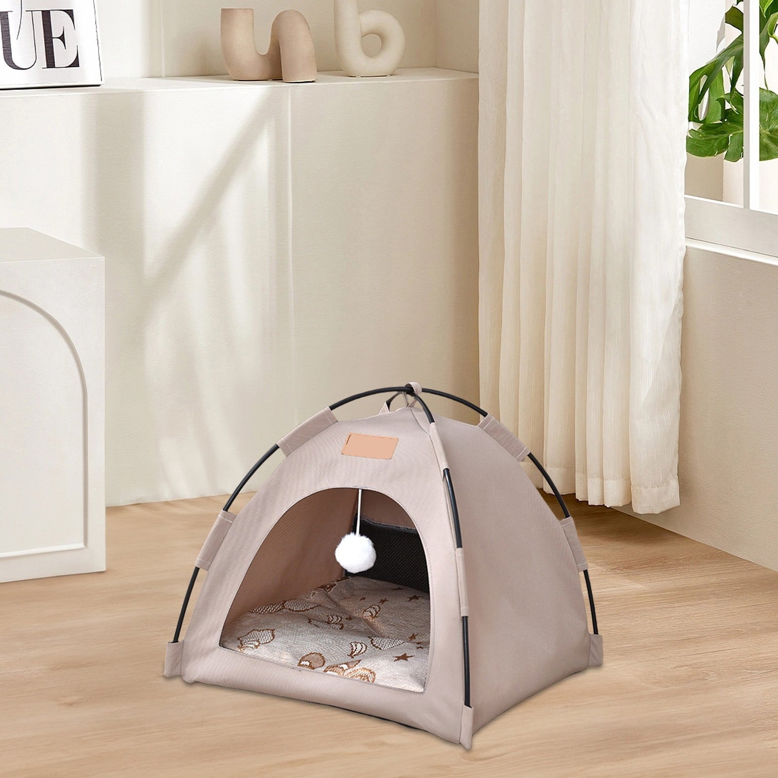 Clearance Dog Bed Medium Size Dogs, Cat Beds for Indoor Cats, Pet Bed for Puppy and Kitty, Washable, Extra , Anti-Slip Bottom