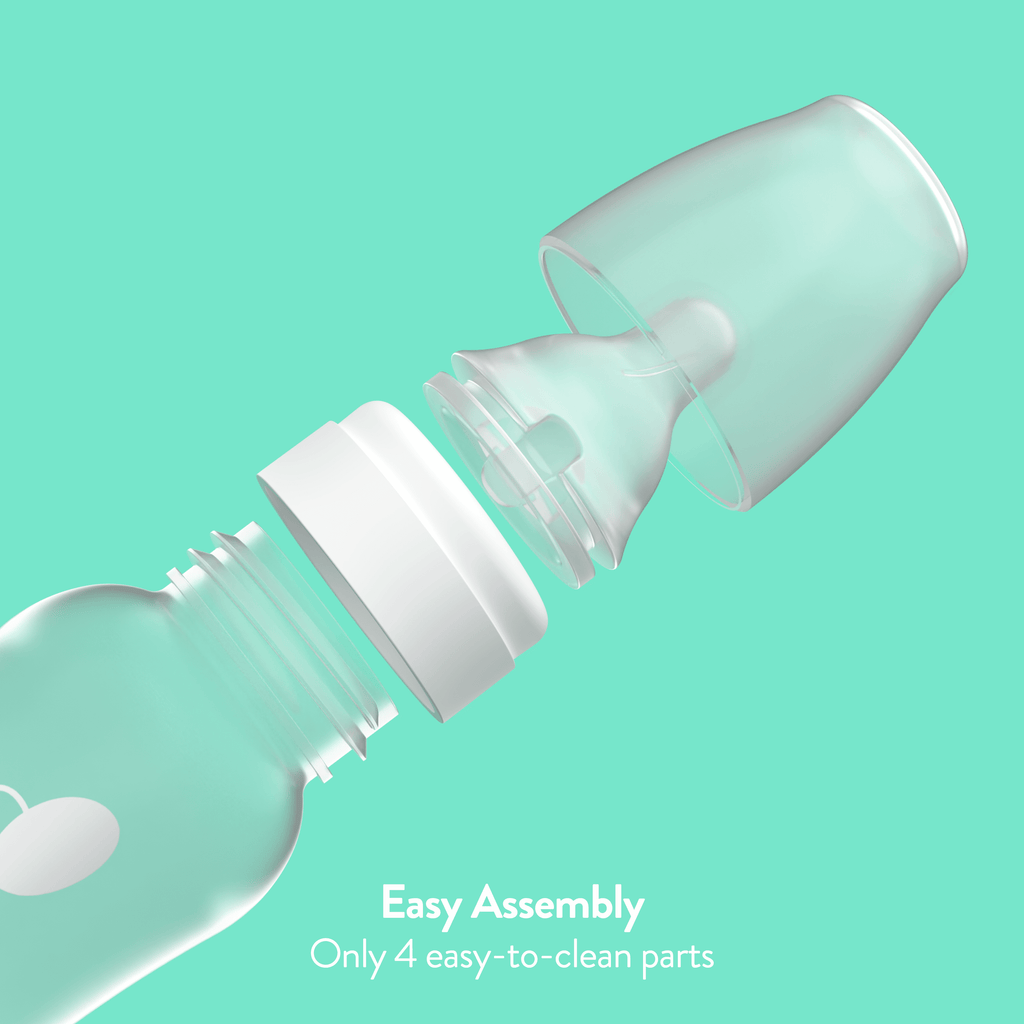 Balance + Standard Neck Plastic Baby Bottles , 9oz Clear, 6 Count