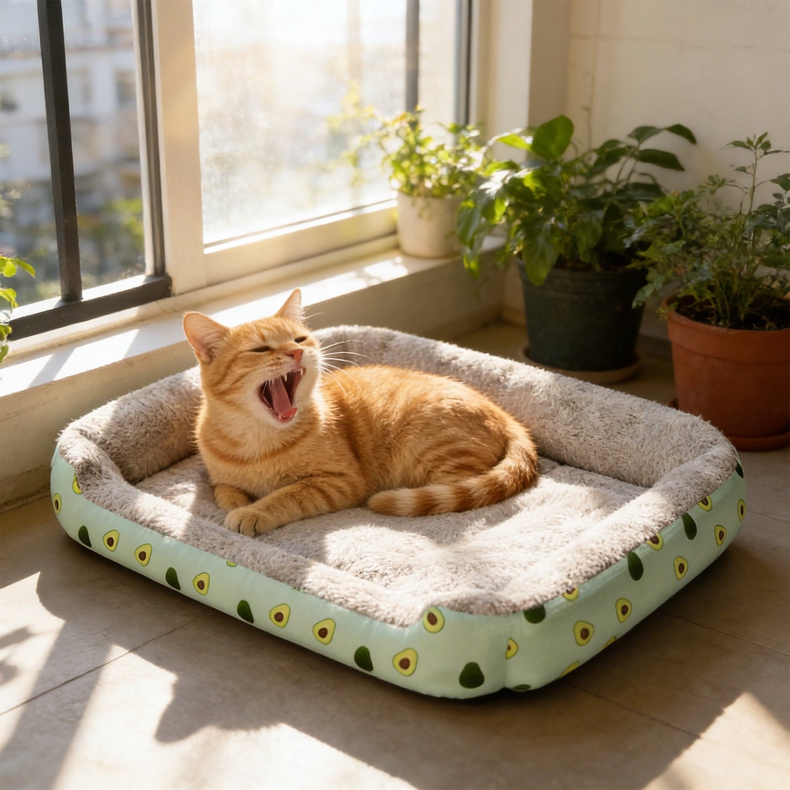 Pet Bed Sofa Mat Crate Pad Pet Furniture for Indoor Dogs and Cats