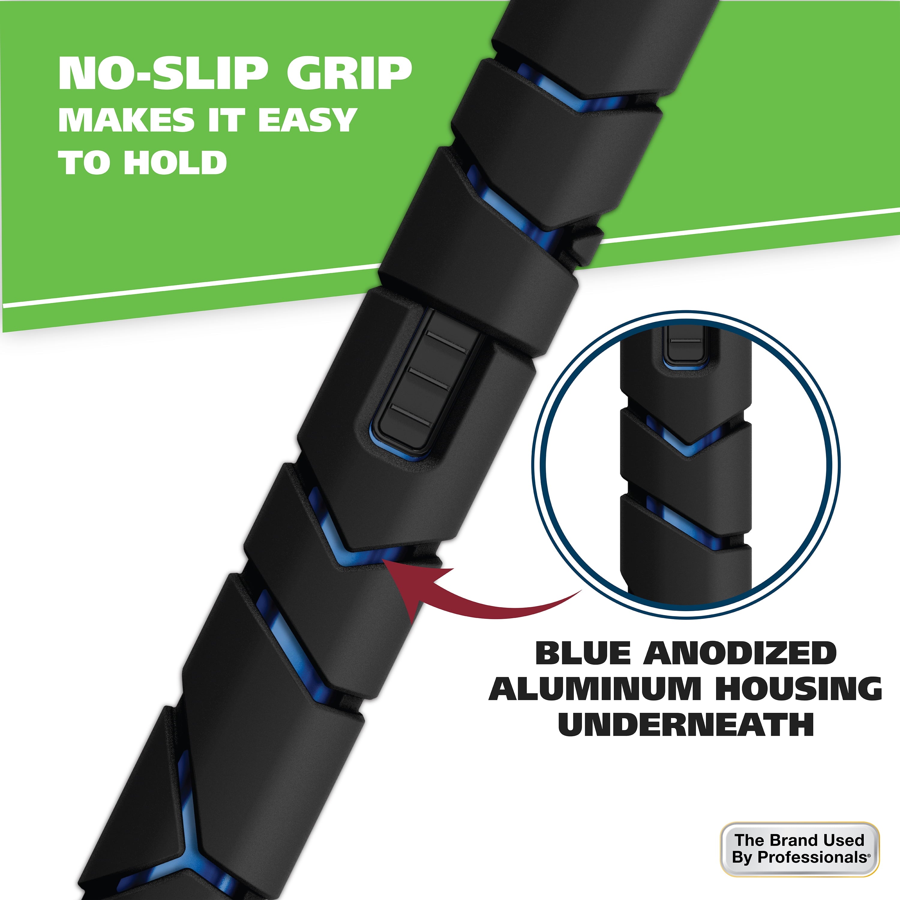 Micro Groomsman Men's Lithium Battery Powered Pen Trimmer, Black/Blue 5640-4701