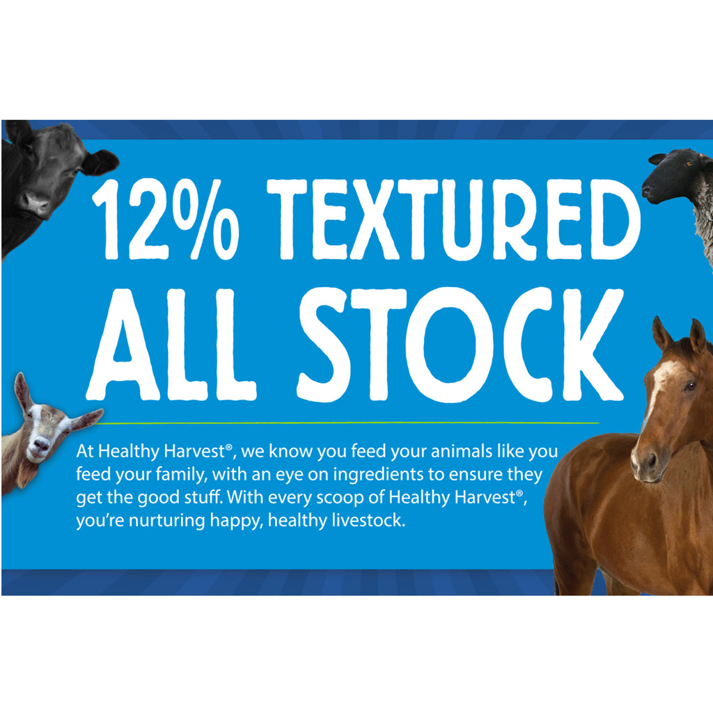 12% Textured All Stock Feed for Multiple Species of Livestock, 40 lb Bag