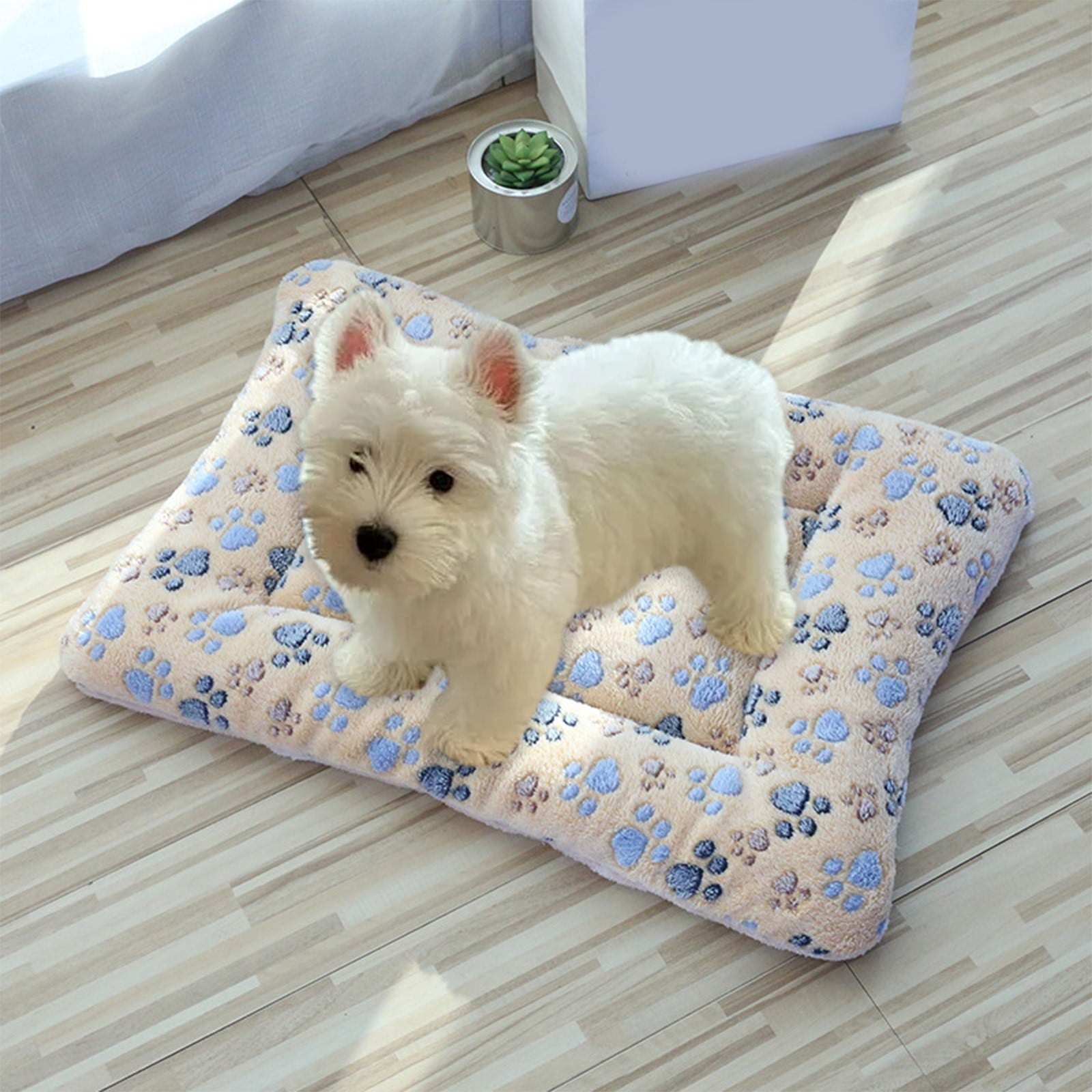 Thick Plush Pet Bed For Dogs Cats Super Sleeping Mat Non Slip Pad Pet Furniture