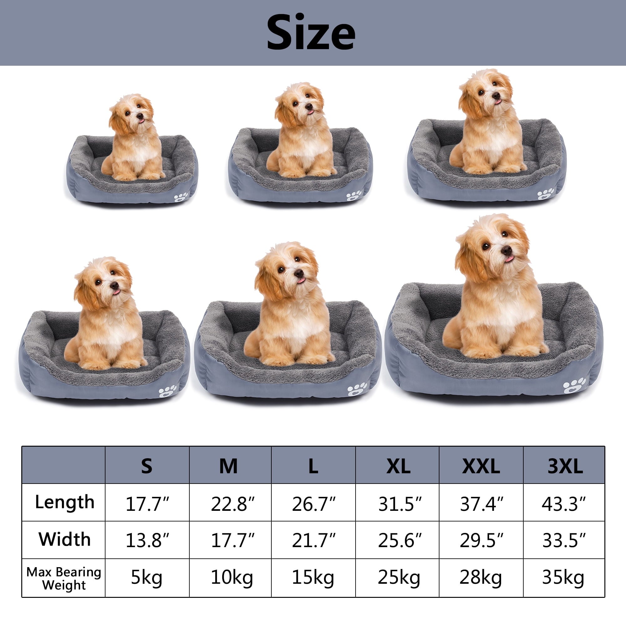 Pet Dog Bed Cat Puppy Cushion Kennel Mat Dog Sofa Beds for Small Dogs