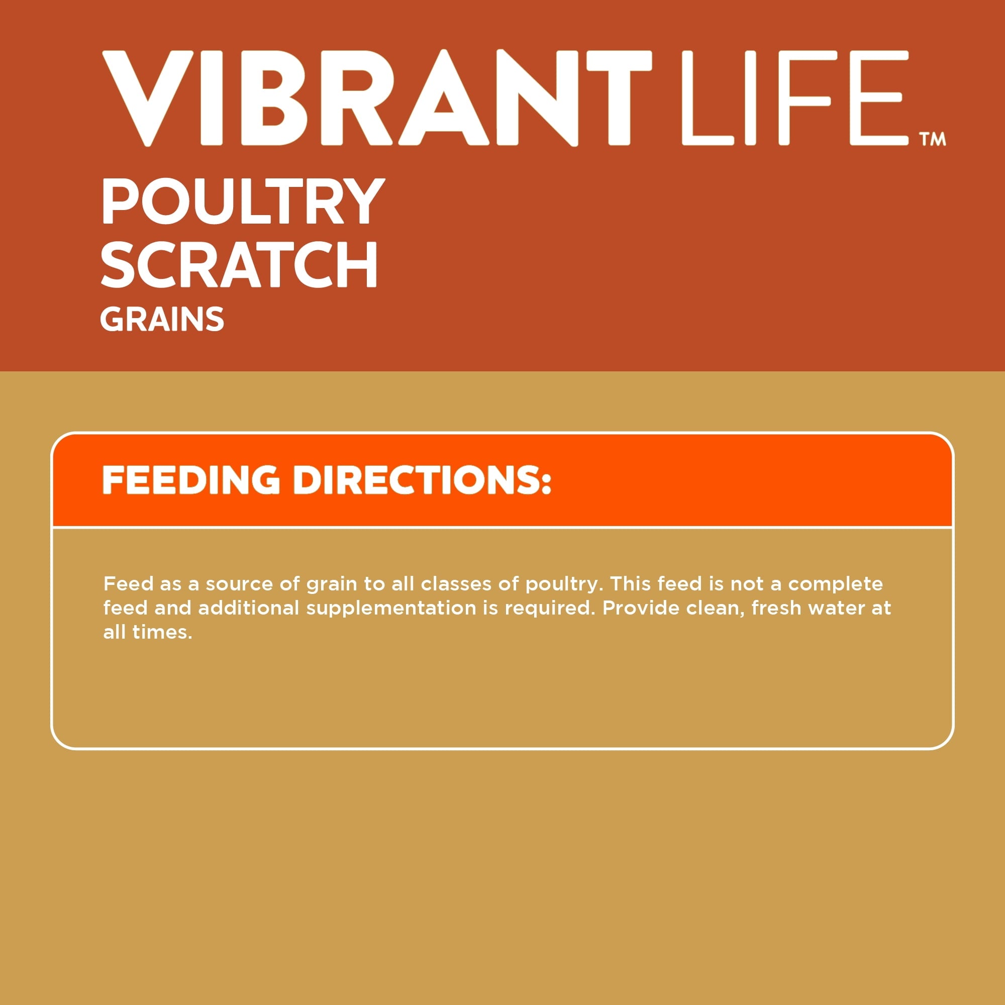 Poultry Scratch Grains, 40 lb Bag