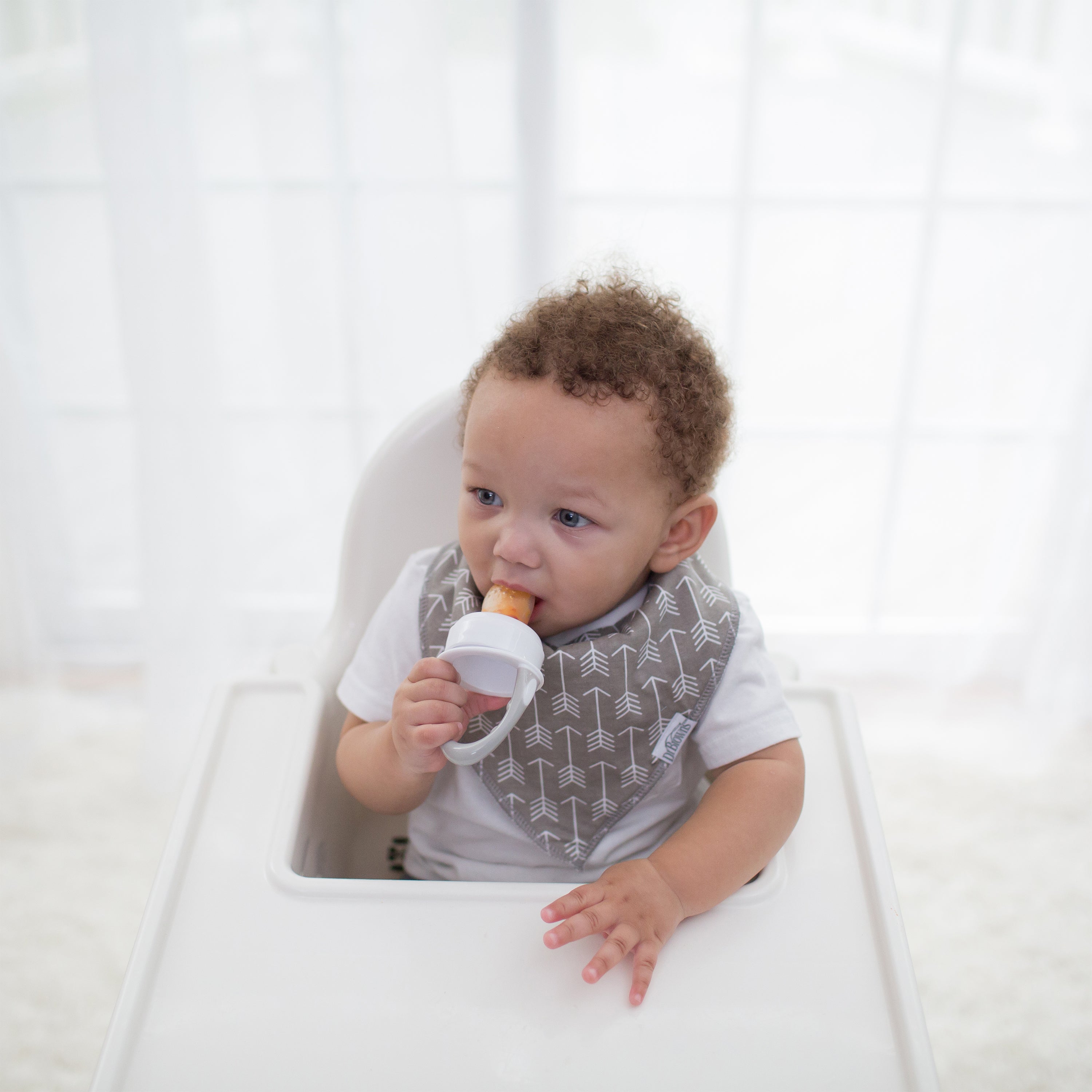 Designed to Nourish, Fresh Firsts Silicone Feeder, Solid Food Feeding, Mint, 1 Pack
