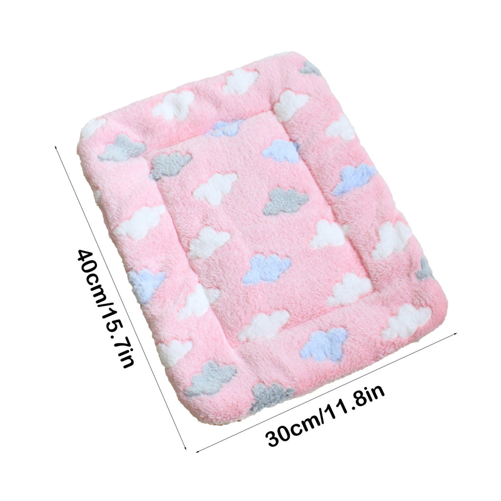 Cats Bed Cats Cushion Winter Thick Mattress Pet Sleeping Pad Indoor Cats Bed Comfy Pet Bed Suitable for Small Cats and Dogs 16.2x9.8in