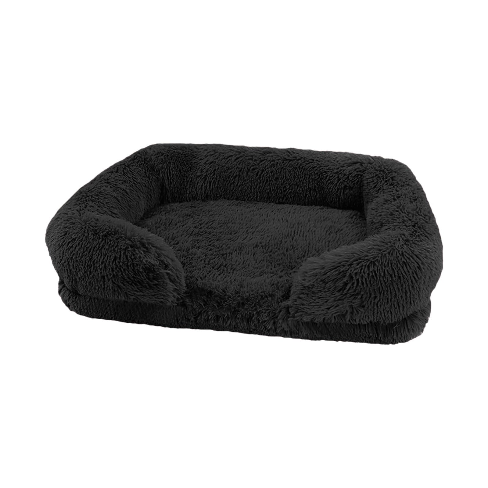 Pet Bed Dog Cat Cuddler Bed Faux Fur Warming Cushion For Small Medium Dogs And Cats Indoor Use