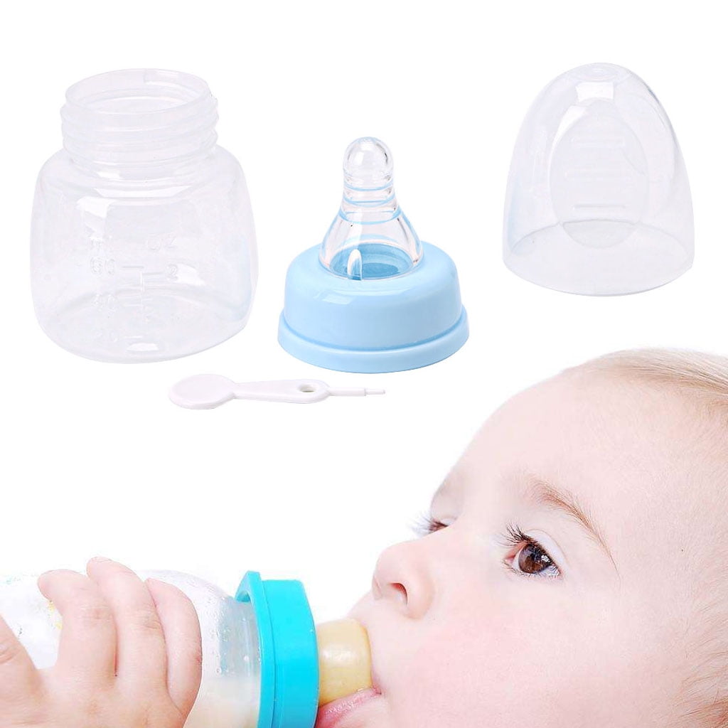 Misright 1pc 60ml 2OZ Silicone Standard Neck Baby Infant Feeding Nursing Nipple Bottle