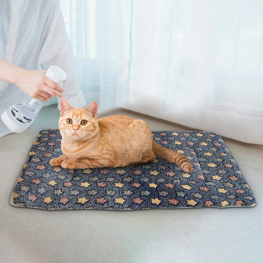 Cats Bed Cats Cushion Winter Thick Mattress Pet Sleeping Pad Indoor Cats Bed Comfy Pet Bed Suitable for Small Cats and Dogs 16.2x9.8in