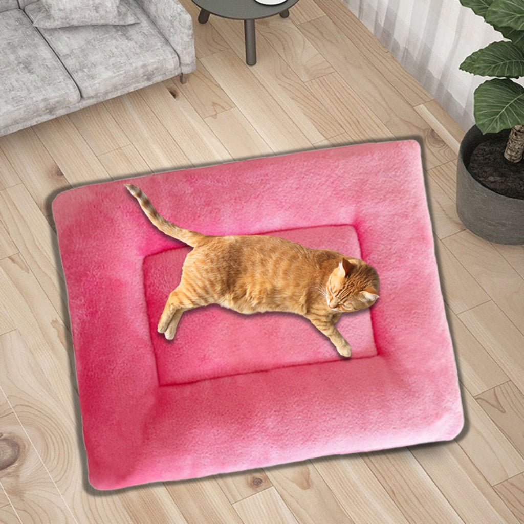 Washable Dog Bed Deluxe Plush Dog Crate Beds Fulffy Comfy Kennel Pad Anti-Slip Pet Sleeping Mat for Large, Jumbo, Medium, Small Dogs Breeds