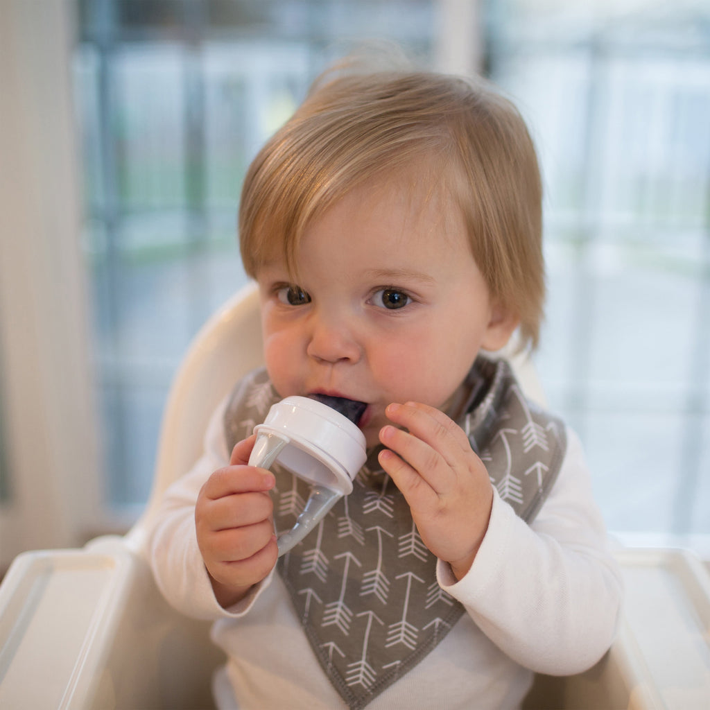 Designed to Nourish, Fresh Firsts Silicone Feeder, Solid Food Feeding, Mint, 1 Pack