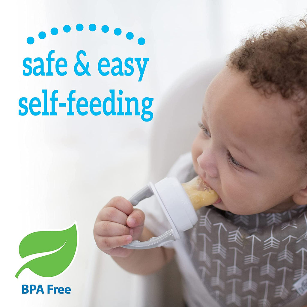 Designed to Nourish, Fresh Firsts Silicone Feeder, Solid Food Feeding, Mint, 1 Pack