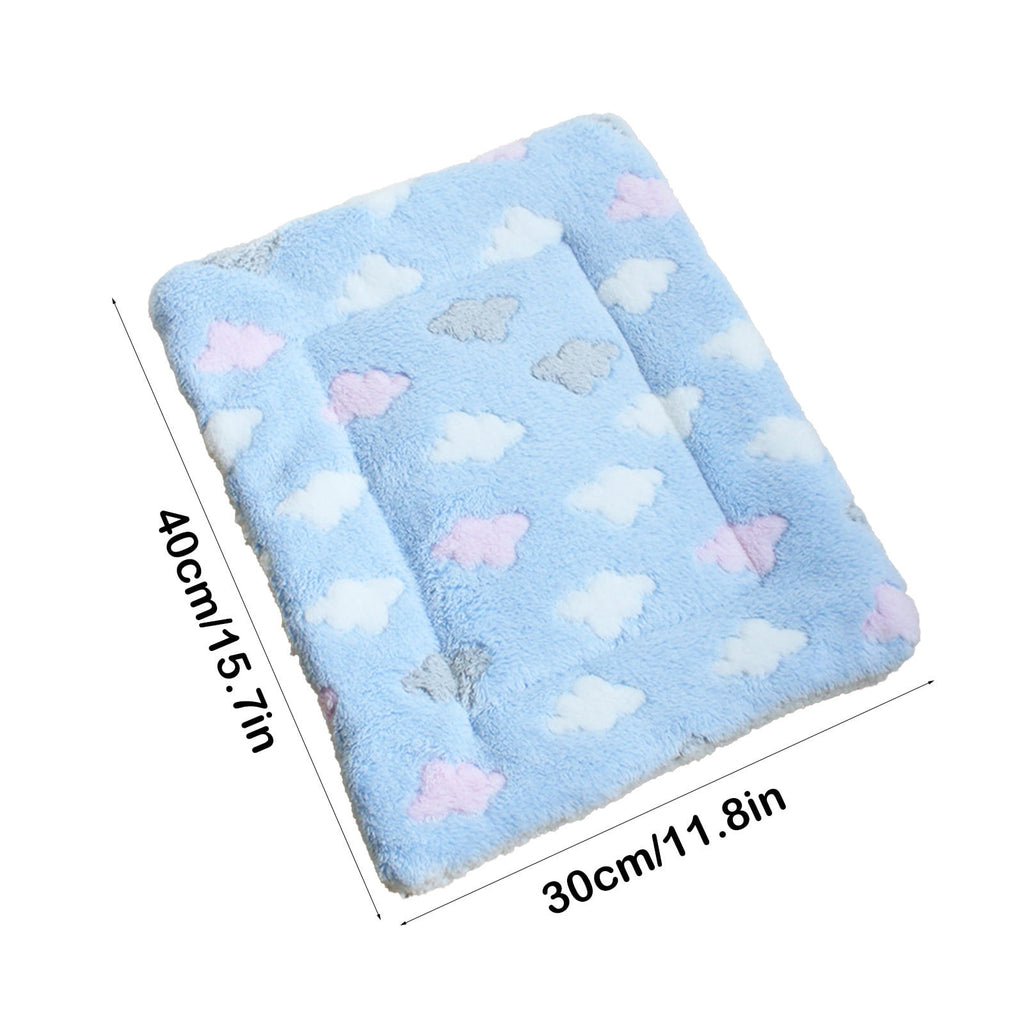 Cats Bed Cats Cushion Winter Thick Mattress Pet Sleeping Pad Indoor Cats Bed Comfy Pet Bed Suitable for Small Cats and Dogs 16.2x9.8in
