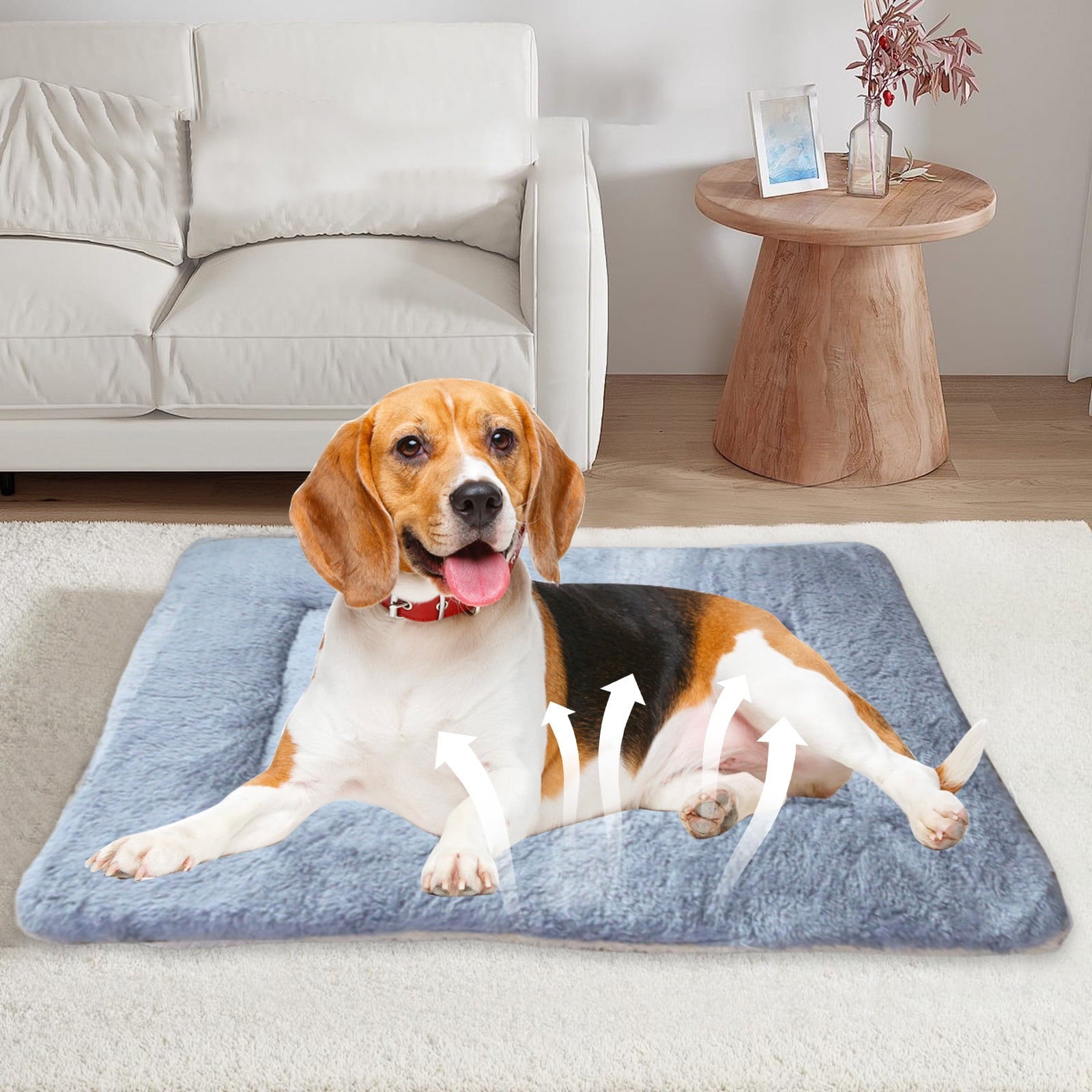 Thick Plush Pet Bed For Dogs Cats Super Sleeping Mat Non Slip Pad Pet Furniture